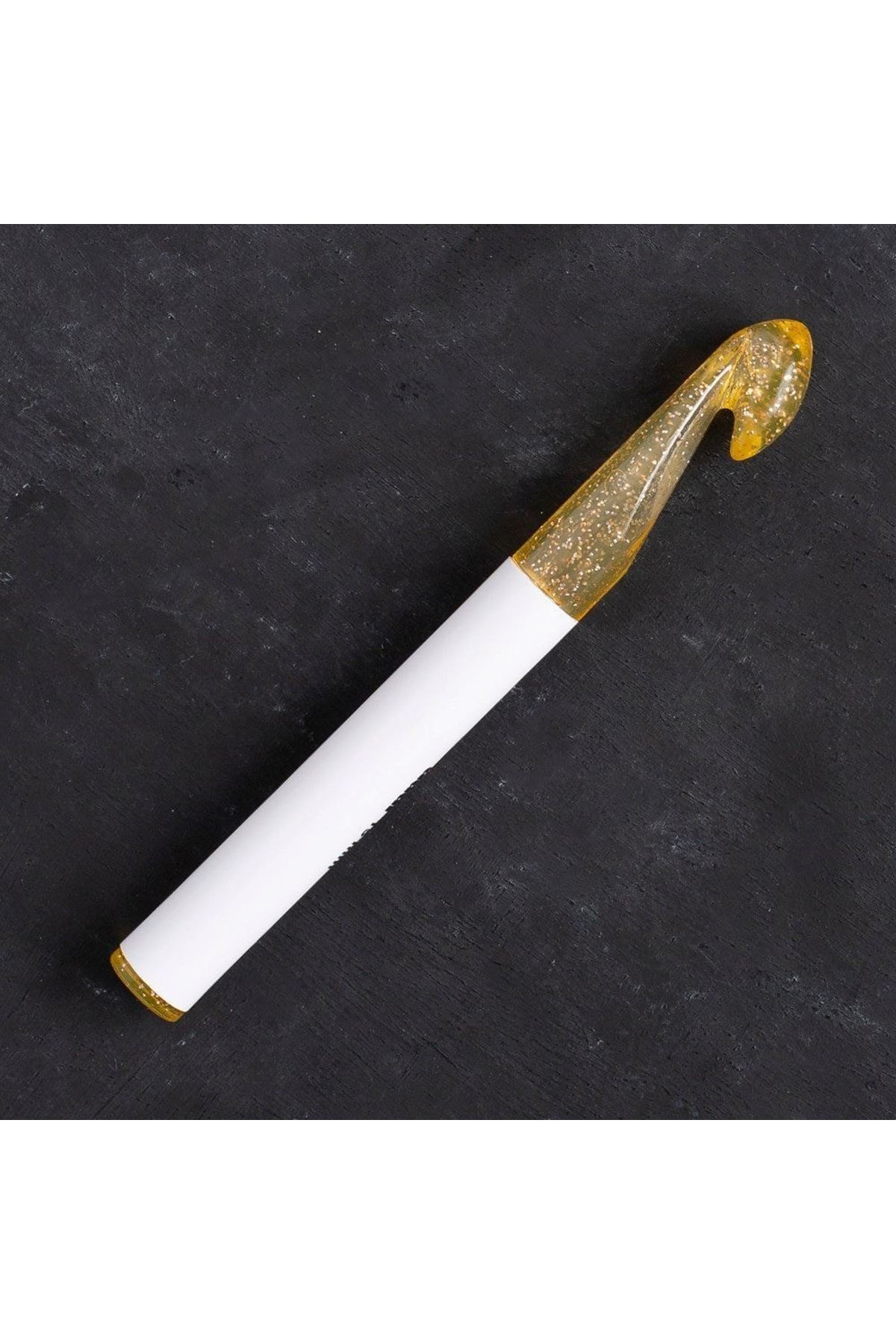 Addi Champagner 15mm 15cm Plastik Simli Yün Tığ -