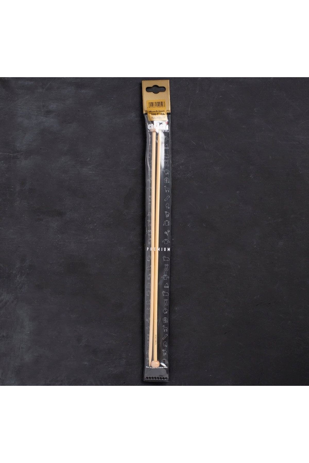 Addi Bambus 5mm 35cm Bambu Örgü Şişi - 500-7