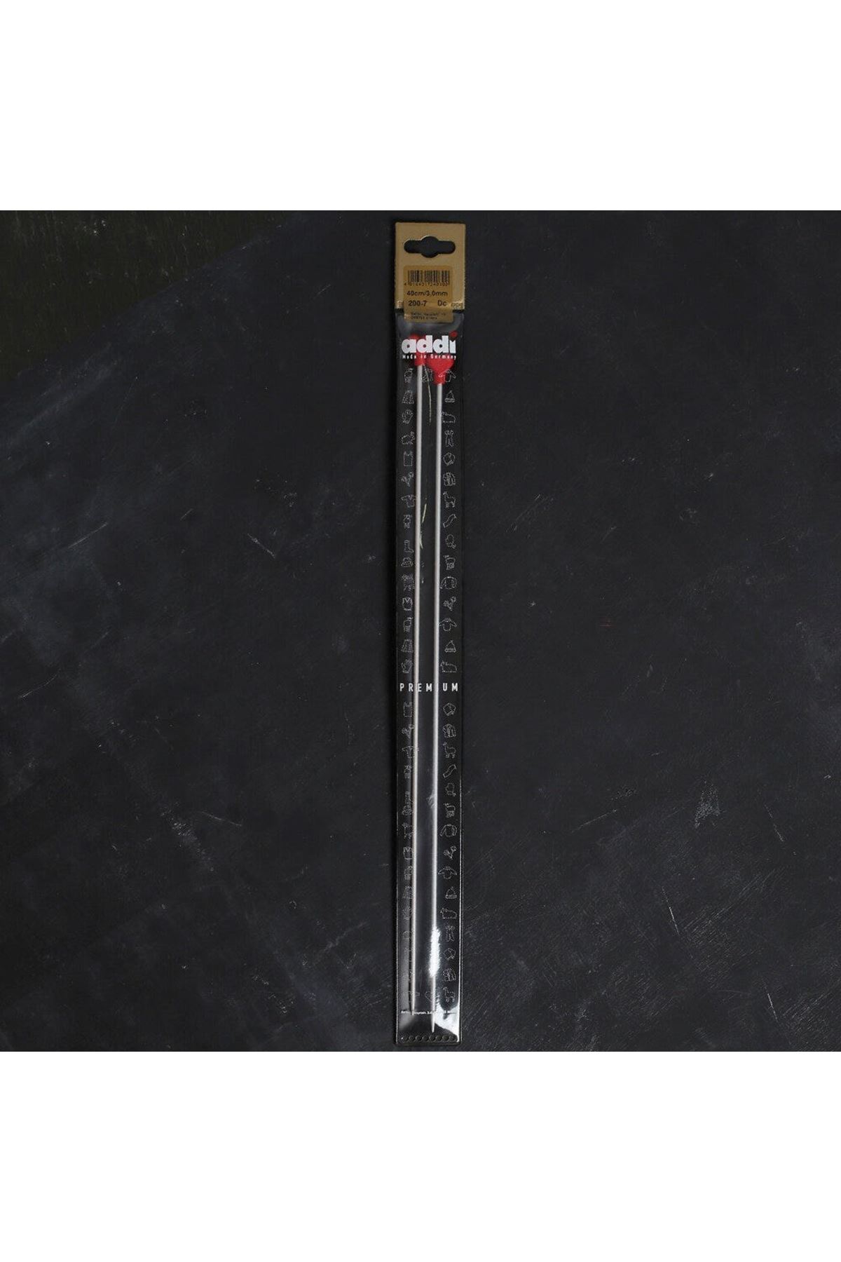 ADDI KALPLİ 3MM 40CM KLASİK ALÜMİNYUM ÖRGÜ ŞİŞİ -