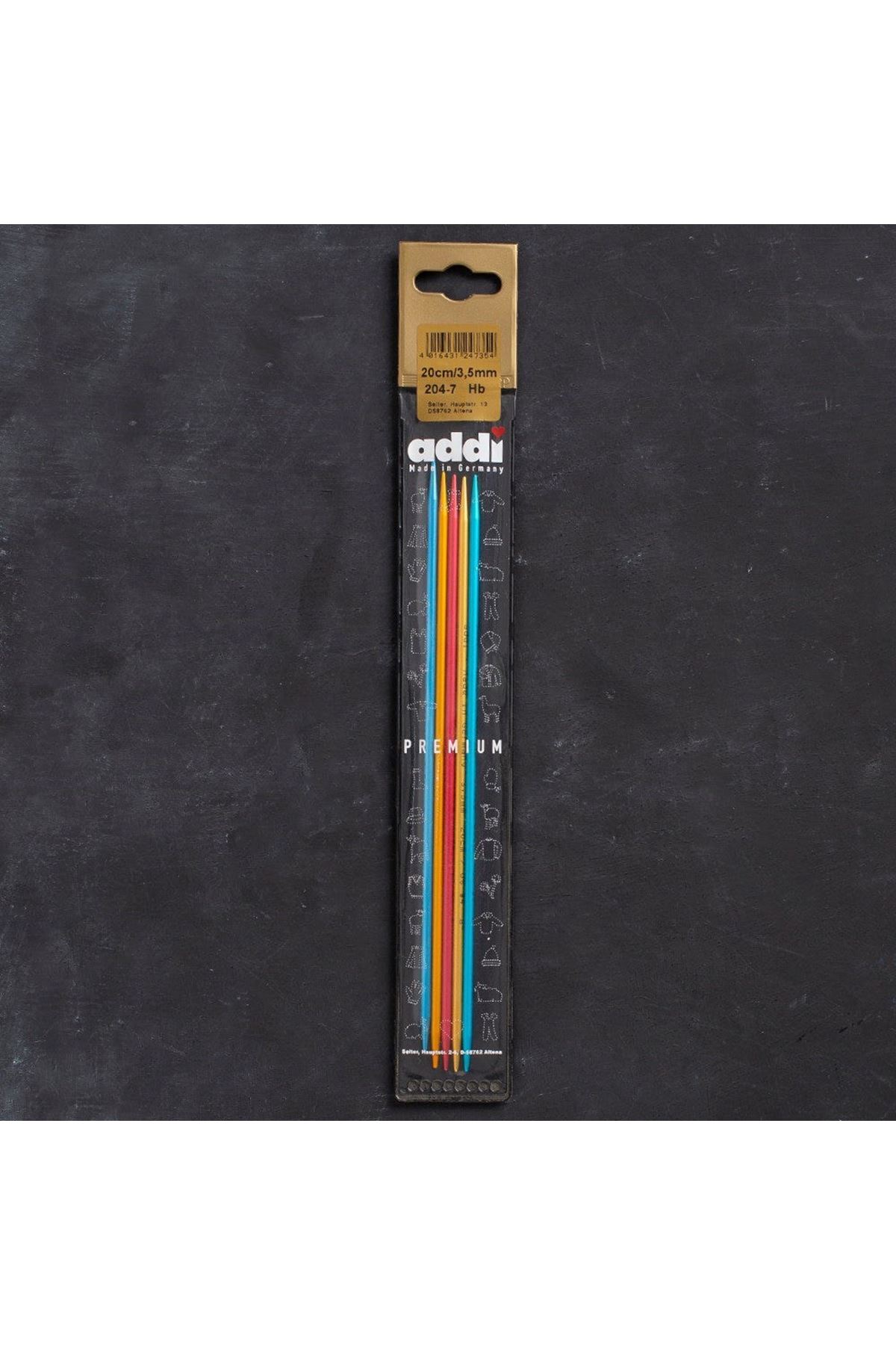 Addi Colibri 3,5mm 20cm Renkli Çorap Şişi - 204-7