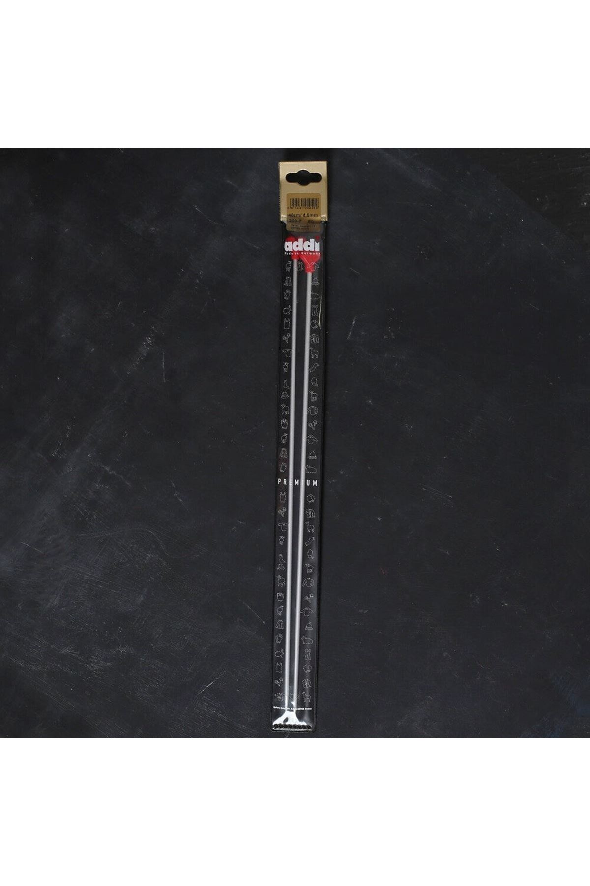 ADDI KALPLİ 4MM 40CM KLASİK ALÜMİNYUM ÖRGÜ ŞİŞİ -