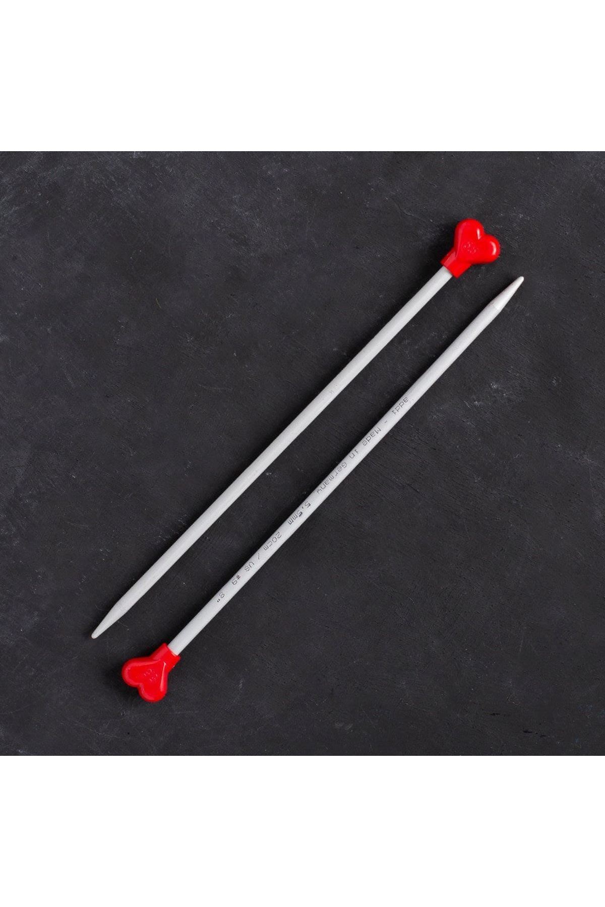 Addi Kalpli 5,5mm 20cm Klasik Alüminyum Örgü Şişi