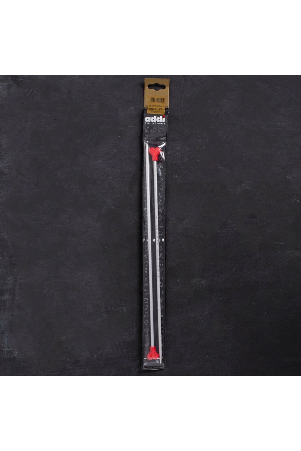 Addi Kalpli 5mm 35cm Klasik Alüminyum Örgü Şişi -