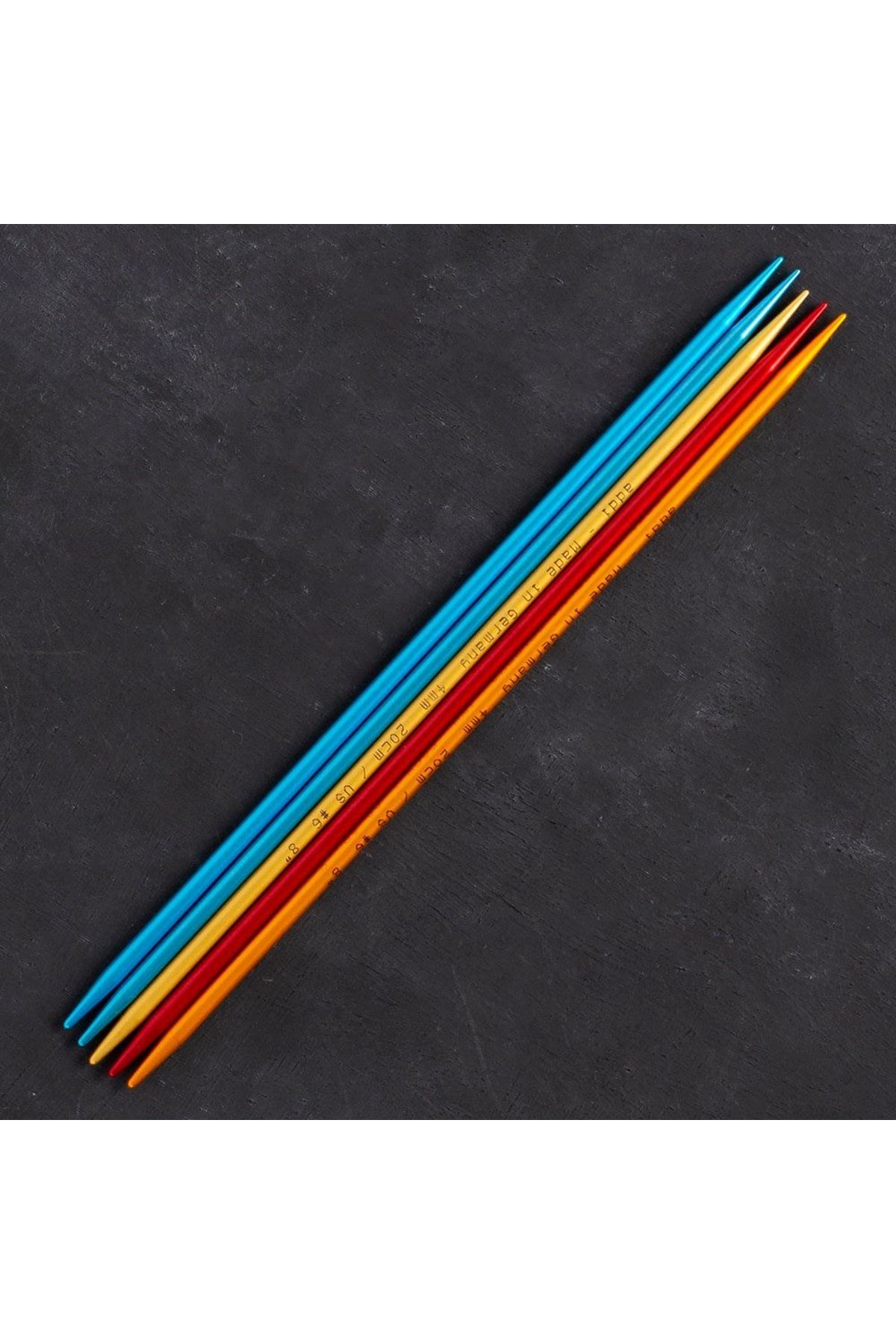 Addi Colibri 4mm 20cm Renkli Çorap Şişi - 204-7