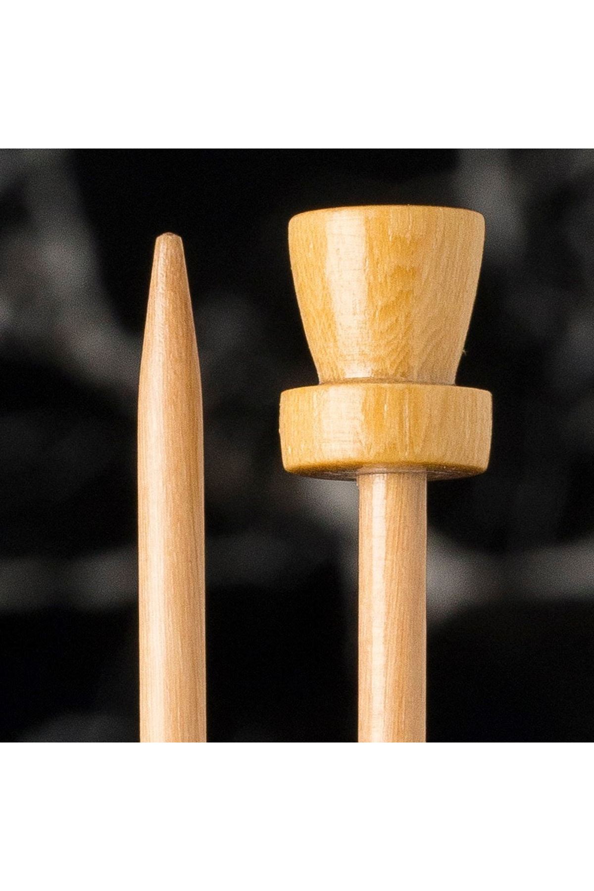 La Mia Whitewood 2.5 mm 36 cm Ahşap Örgü Şişi