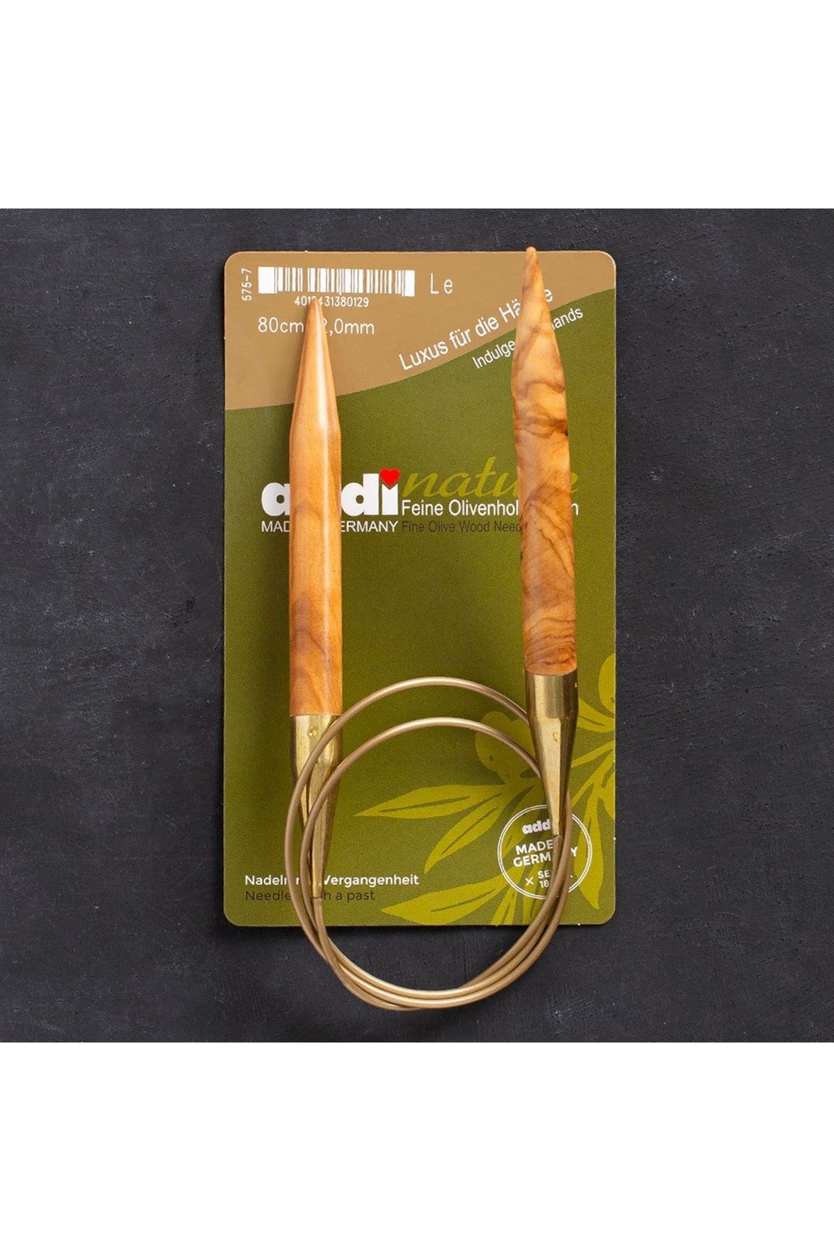 Addi Olive Wood 12 mm 80 cm Zeytin Ağacı Misinalı