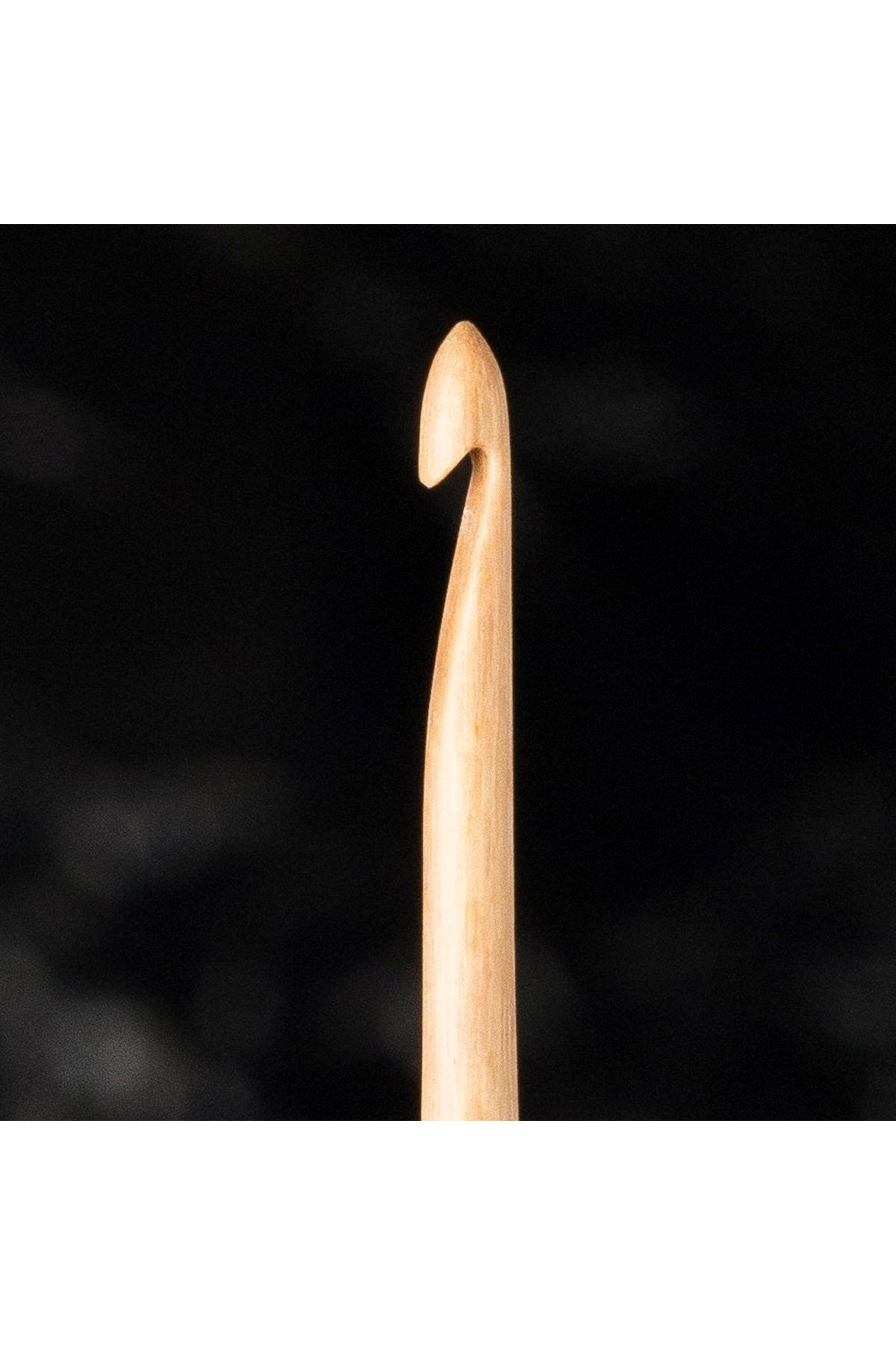 La Mia Whitewood 3 mm 15.5 cm Ahşap Yün Tığ