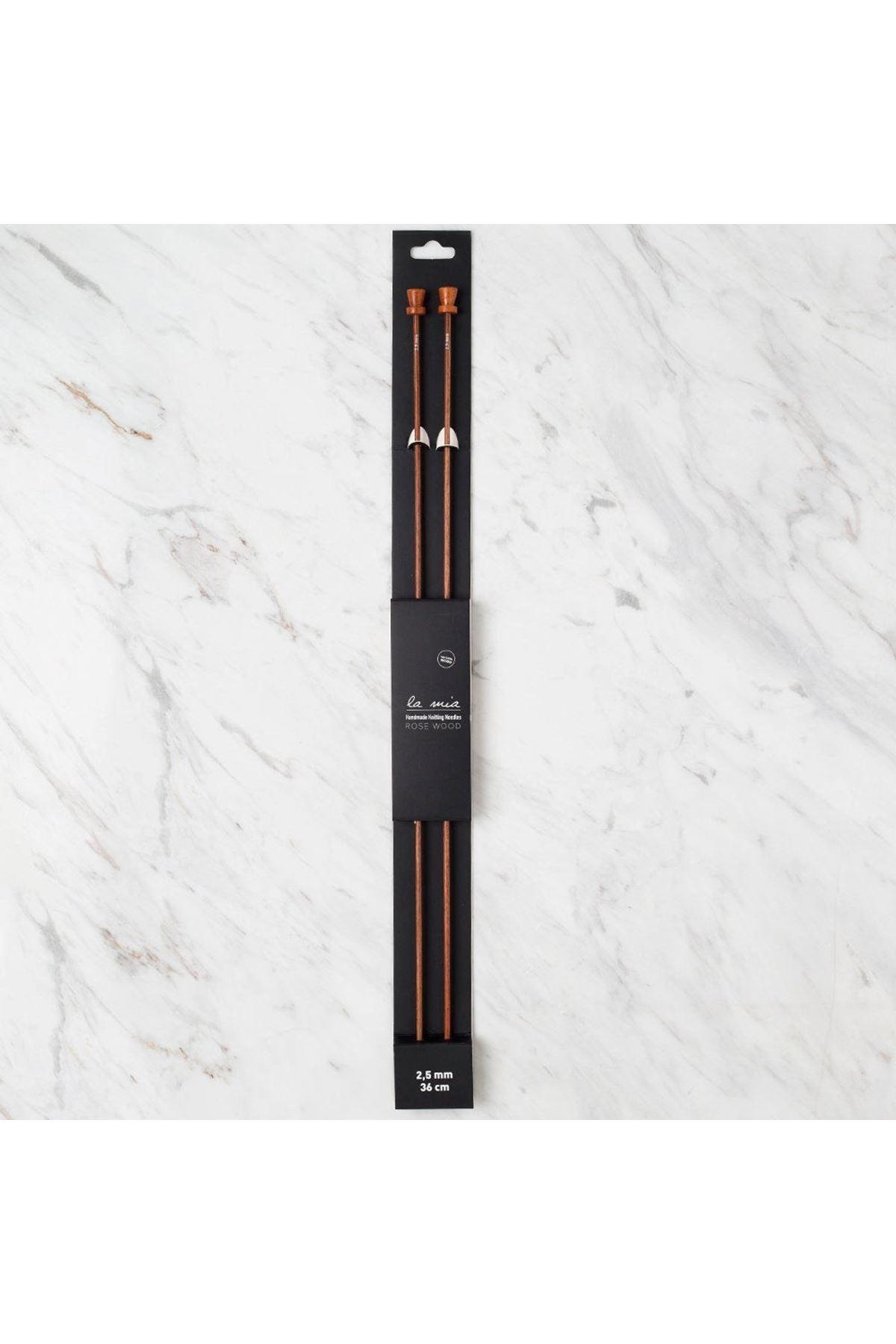 La Mia Rosewood 2.5 mm 36 cm Ahşap Örgü Şişi