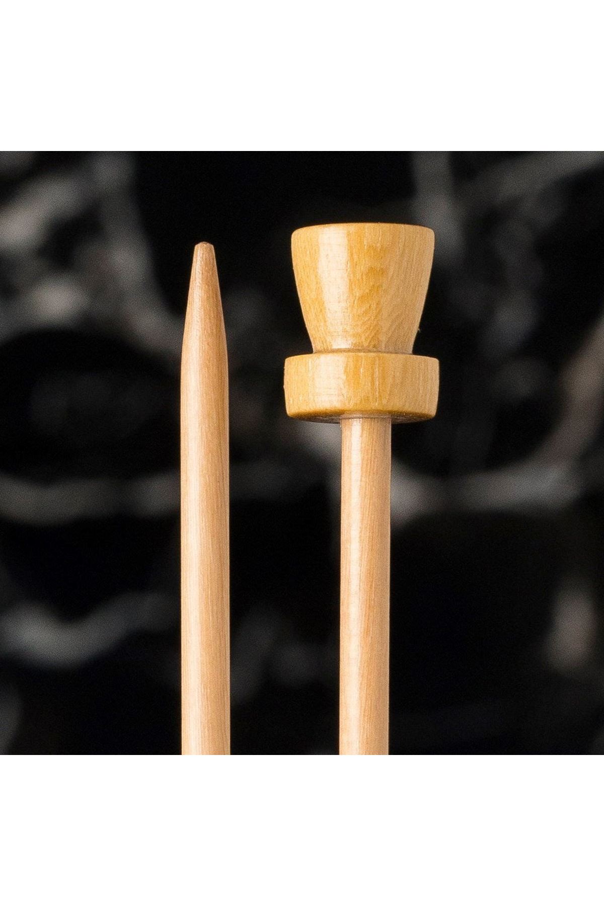 La Mia Whitewood 3 mm 36 cm Ahşap Örgü Şişi