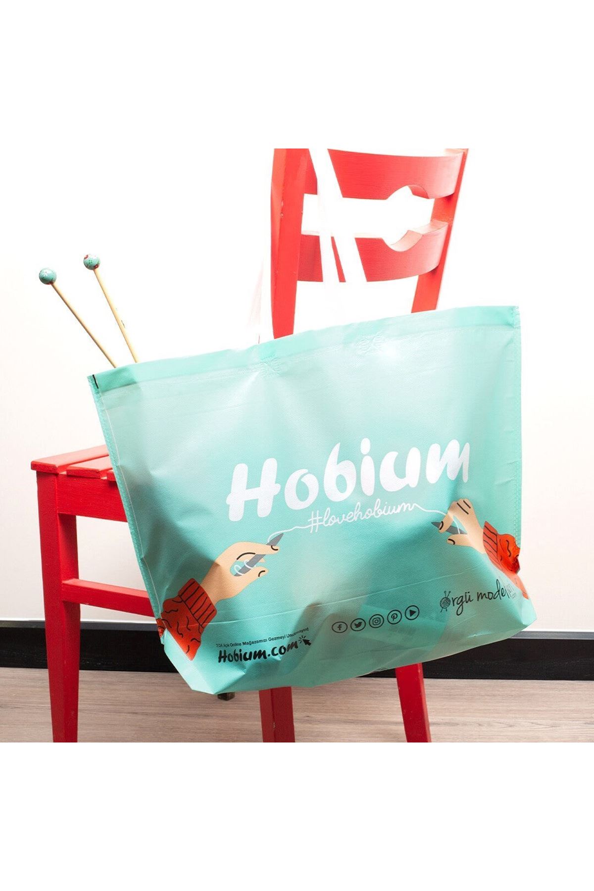 Hobium Baskılı Çanta