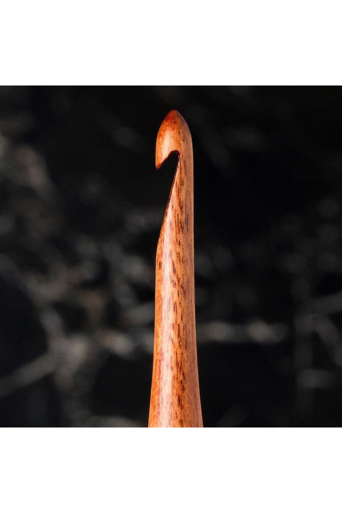 La Mia Rosewood 6 mm 15.5 cm Ahşap Yün Tığ