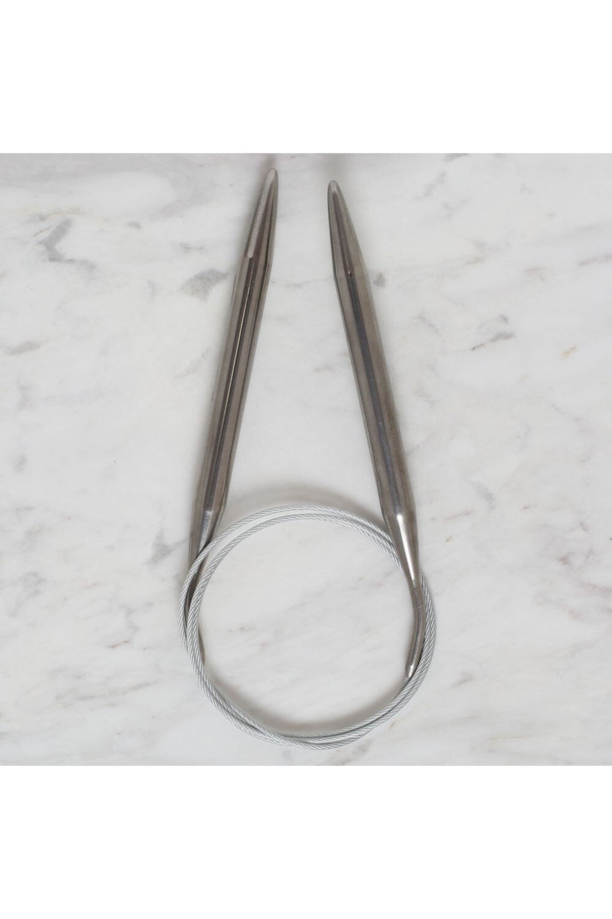 Loren Crafts 10 mm Çelik Misinalı Şiş 100 cm