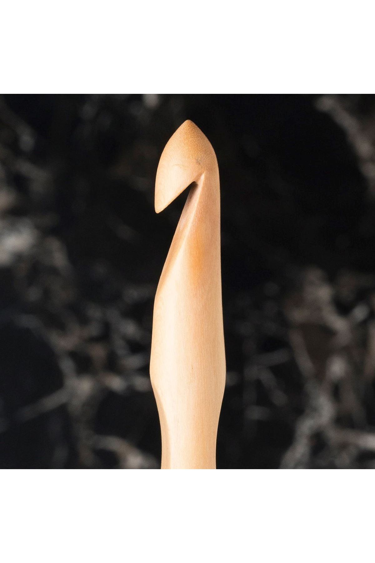 La Mia Whitewood 12 mm 15.5 cm Ahşap Yün Tığ