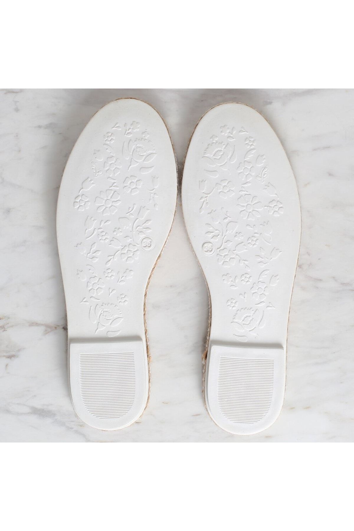 Loren Dar Hasır Espadril / Ayakkabı Tabanı 36 Numa