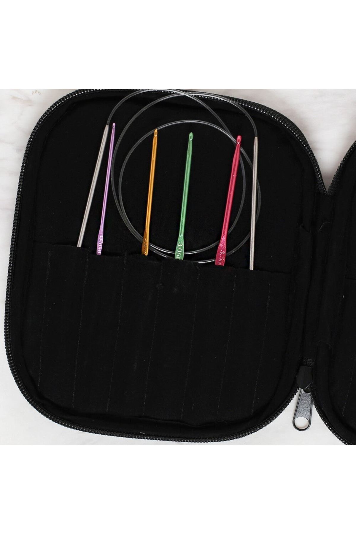 Loren Çantalı Tığ ve Örgü Aksesuarları Seti