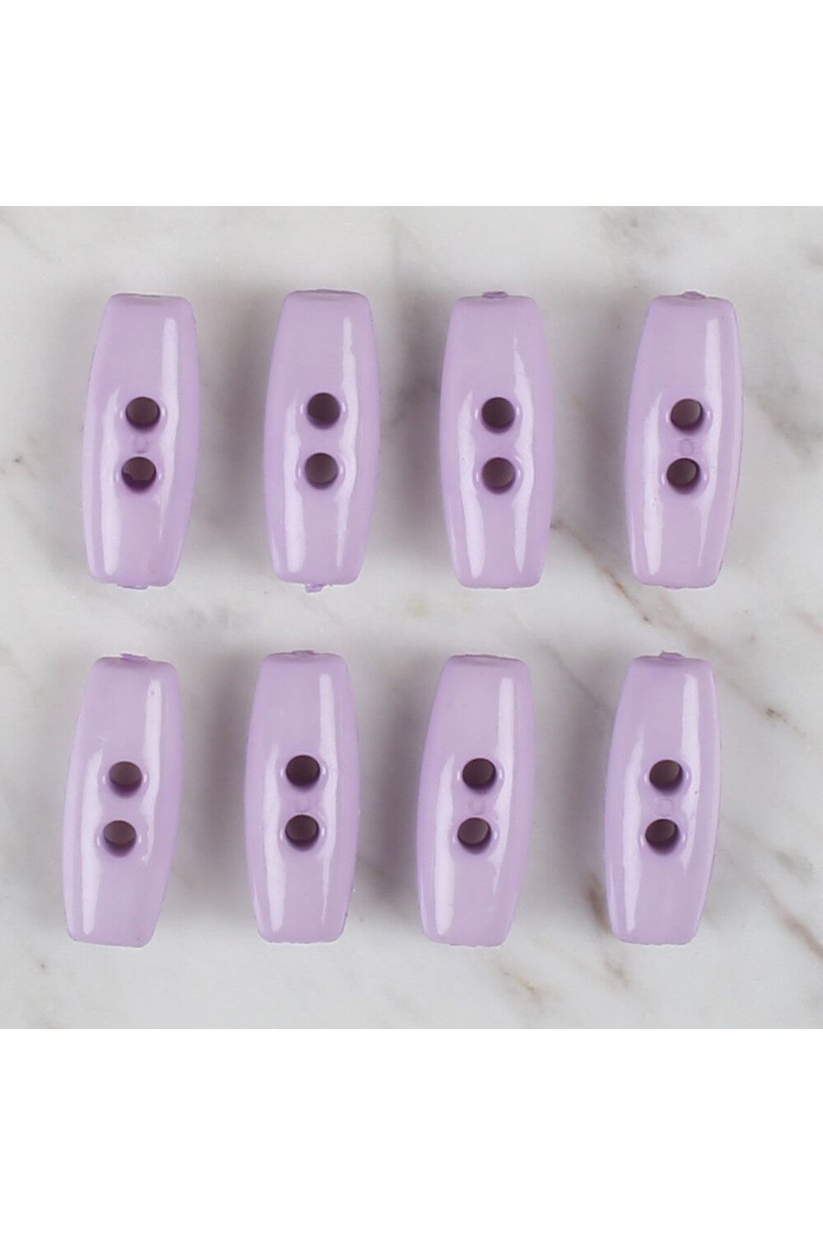 Loren Crafts lila 8 li çoban düğmesi - 60