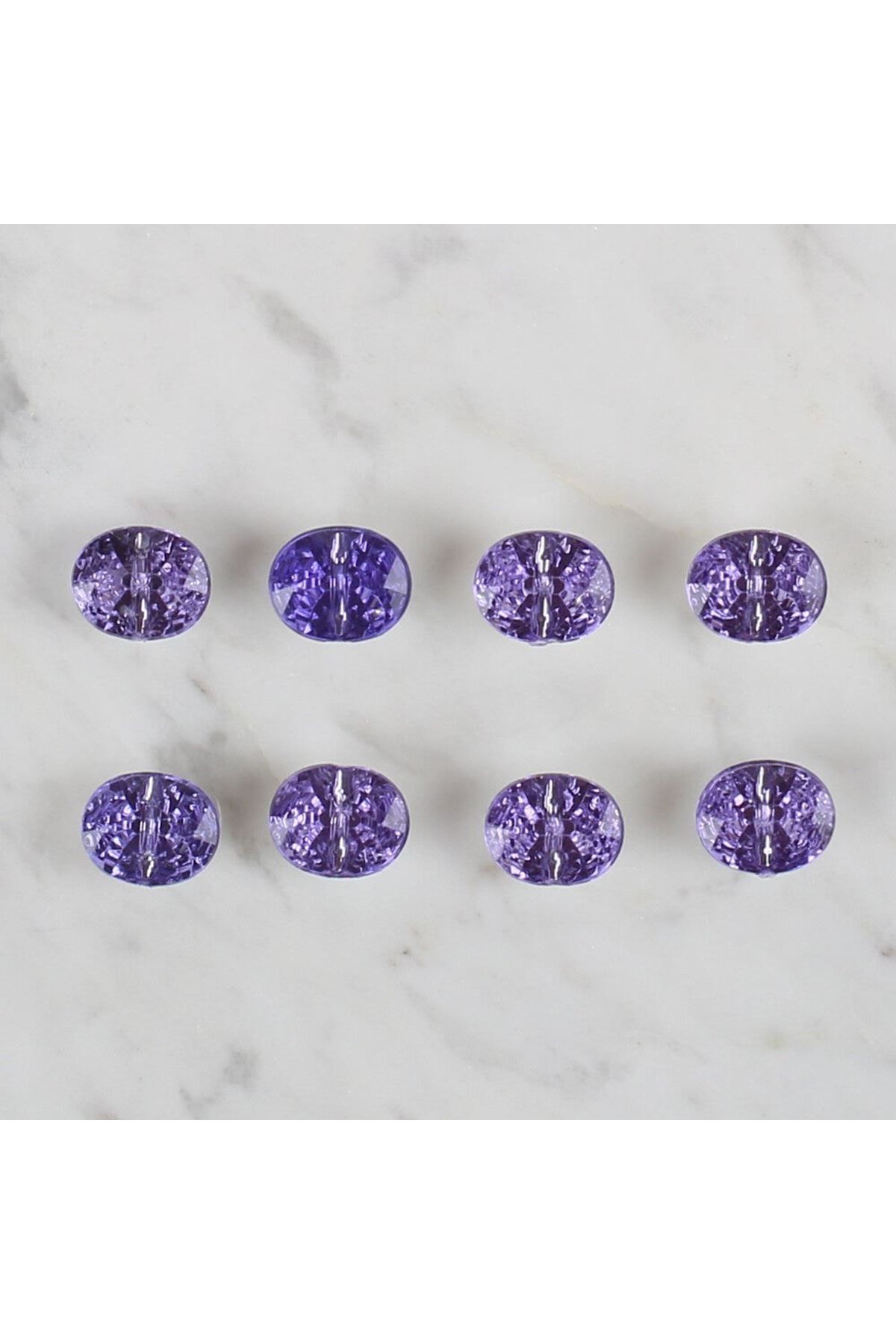 Loren Crafts lila 8 li düğme - 235