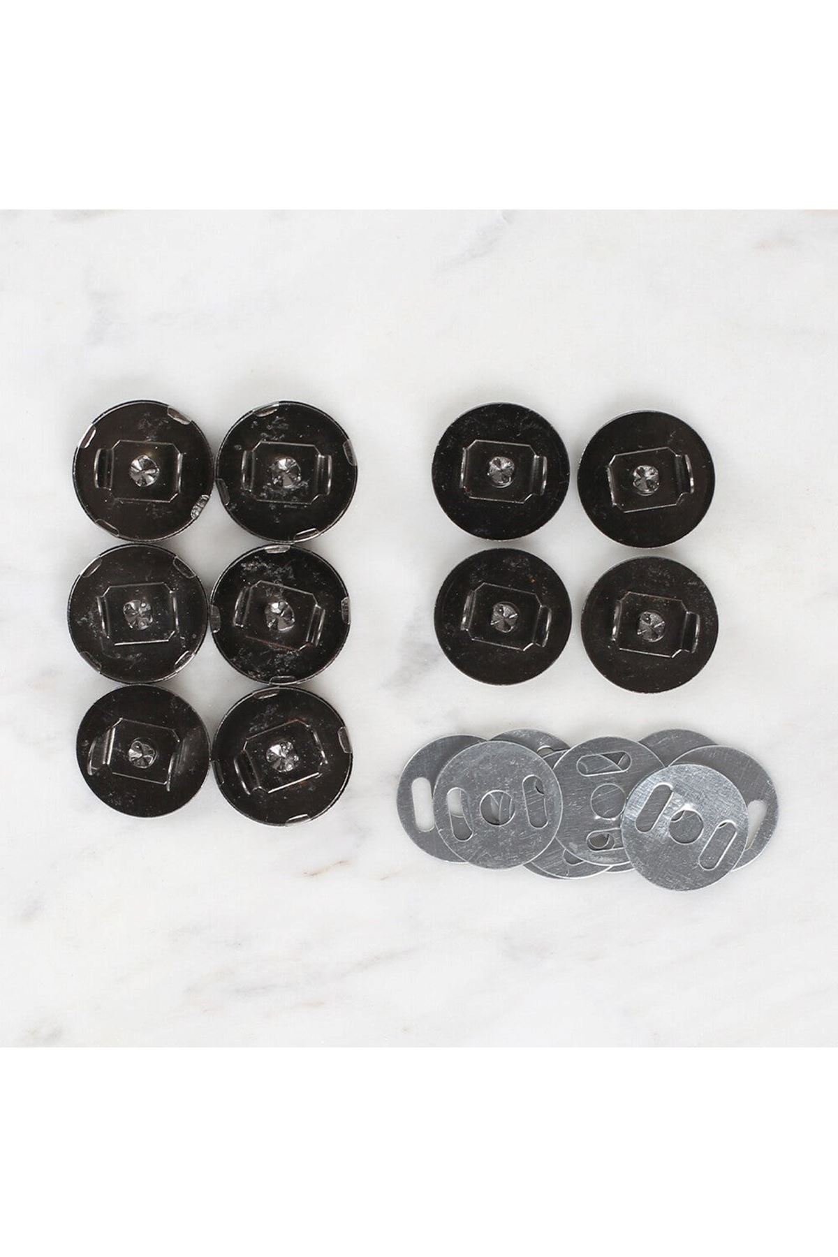 Loren Manyetik Antrasit Metal 5'li Çıt Çıt