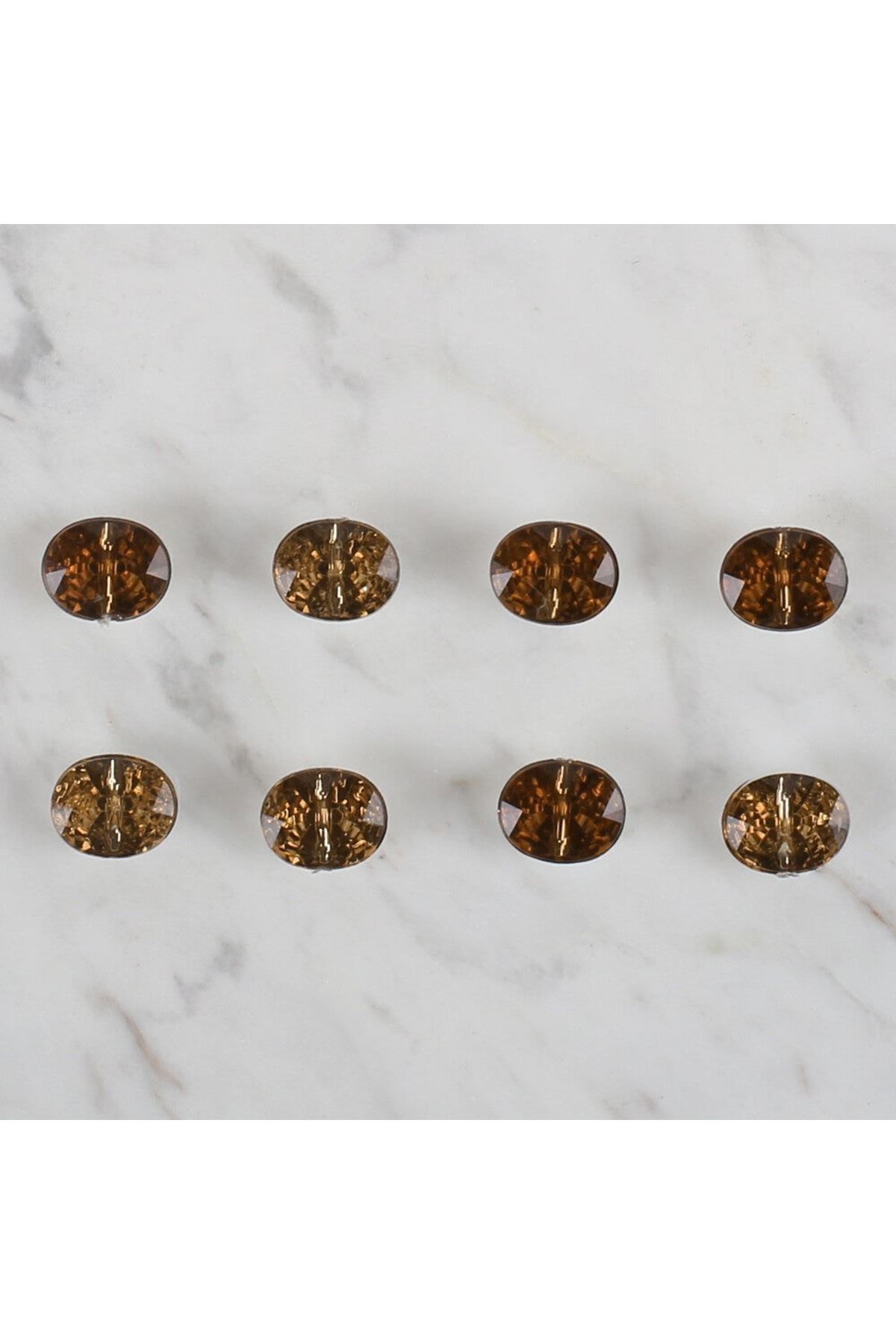 Loren Crafts kahverengi 8 li düğme - 243