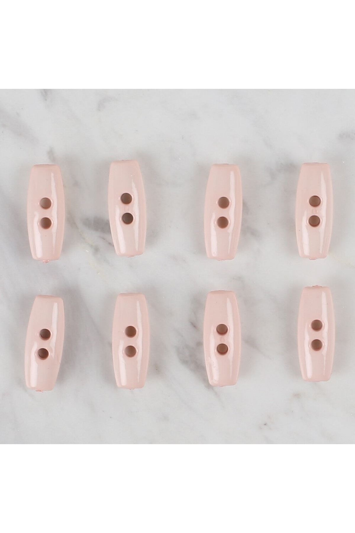 Loren Crafts pudra pembe 8 li çoban düğmesi - 70