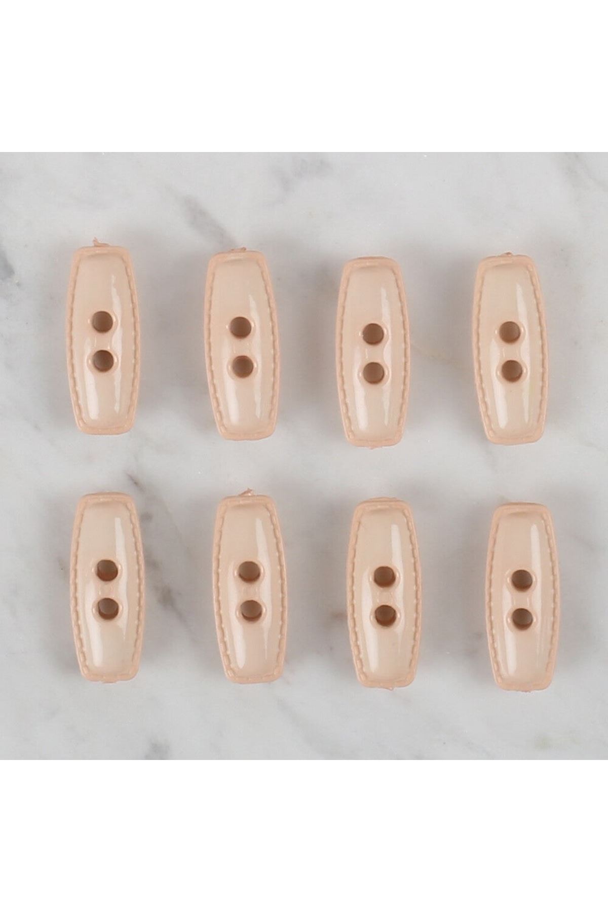 Loren Crafts pudra rengi 8 li çoban düğmesi - 82