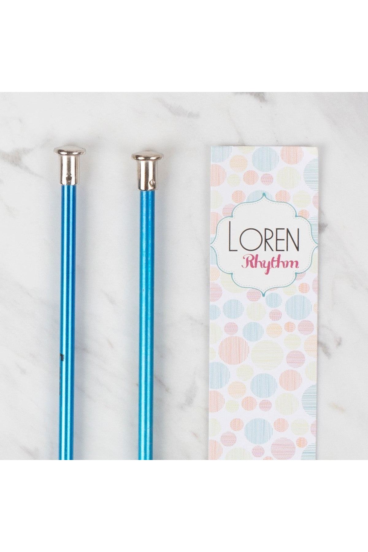 Loren Rythm 5mm Mavi Renkli Metal Örgü Şişi