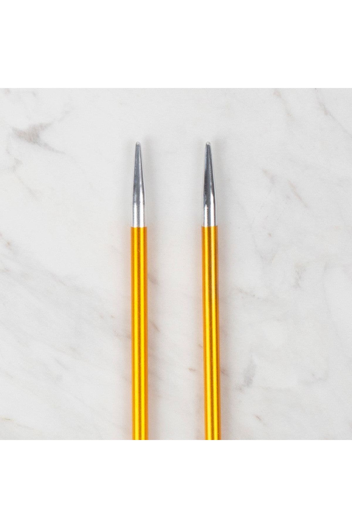 Loren Rythm 5mm Sarı Renkli Metal Örgü Şişi