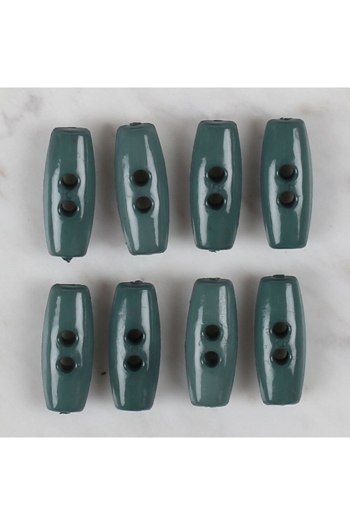 Loren Crafts yeşil 8 li çoban düğmesi - 65