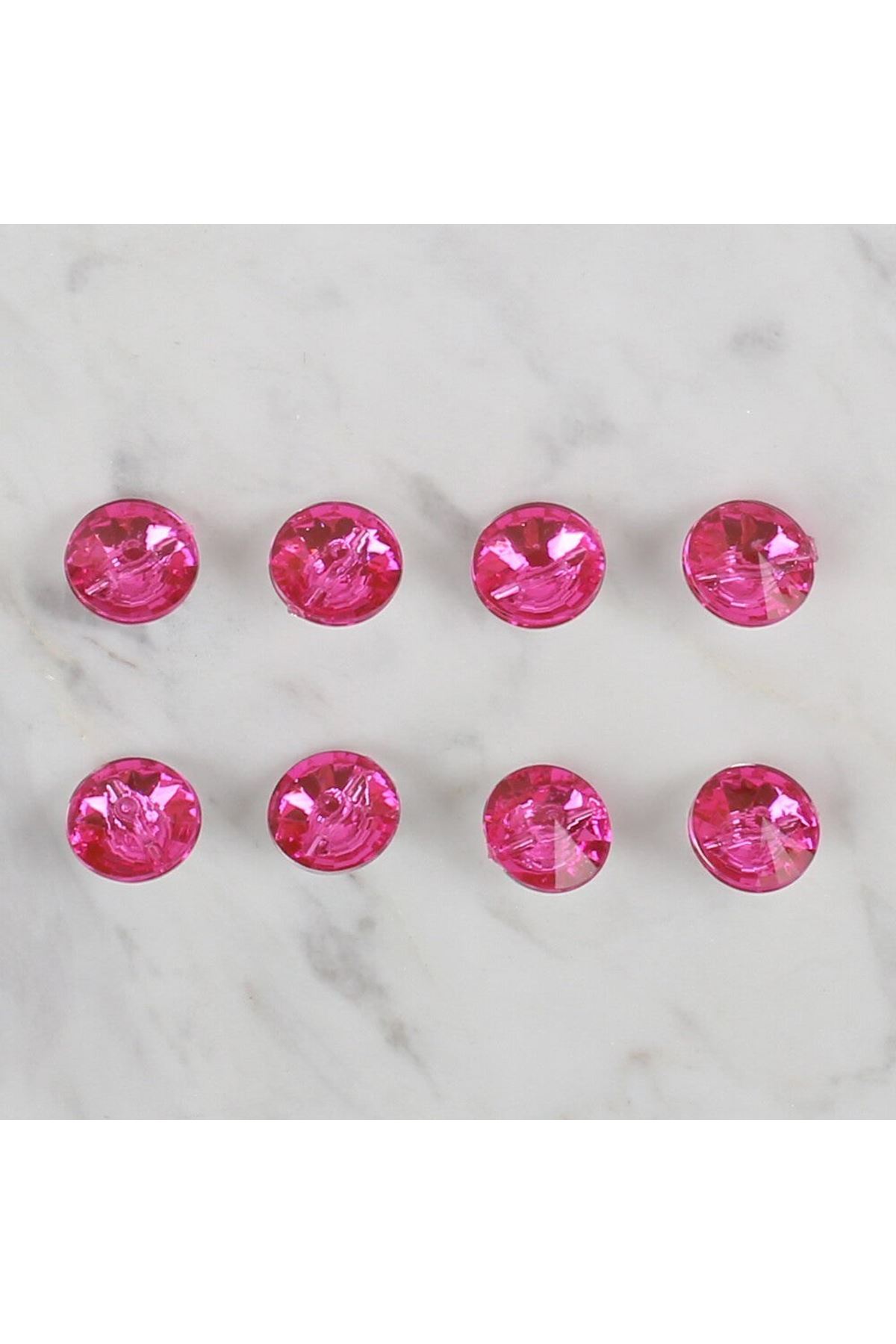 Loren Crafts pembe 8 li düğme - 203