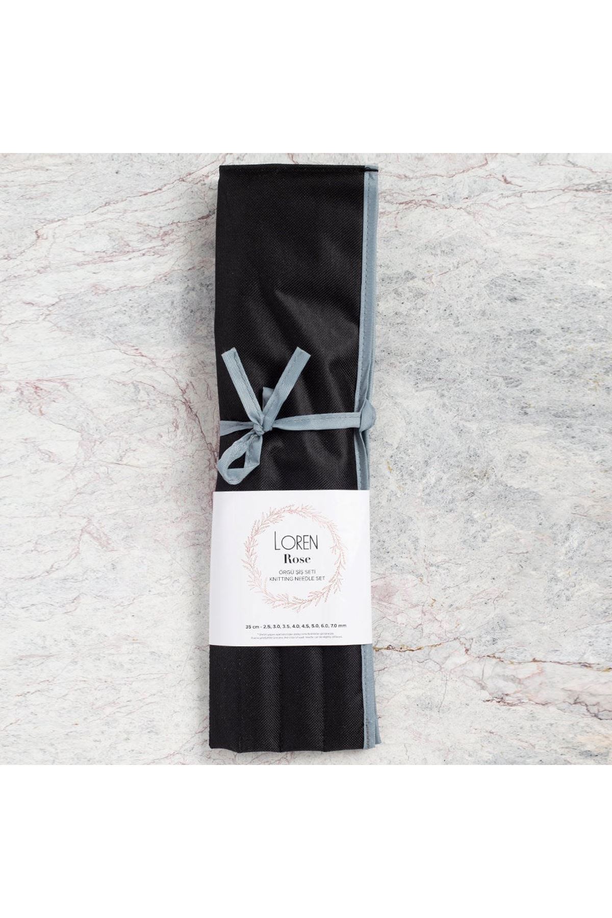 Loren Rose 35cm Örgü Şişi Seti