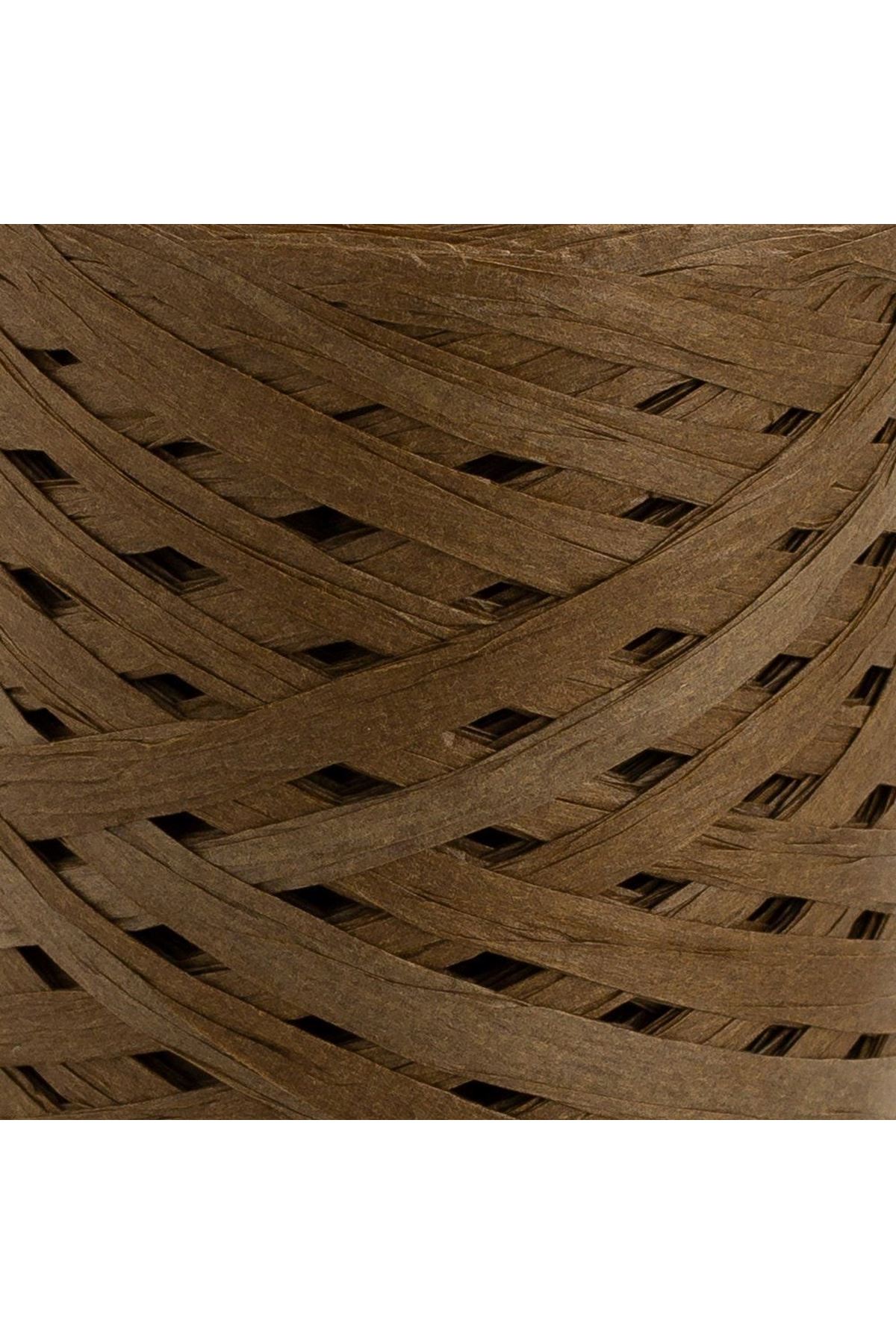 Loren Natural Raffia 90 gr Haki Yeşil Kağıt İp - 8