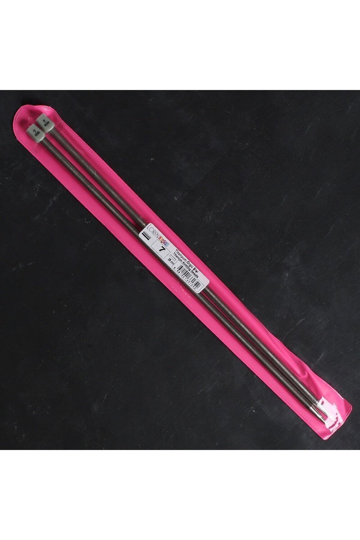 Loren Crafts 7 mm 35 cm Titanyum Örgü Şişi