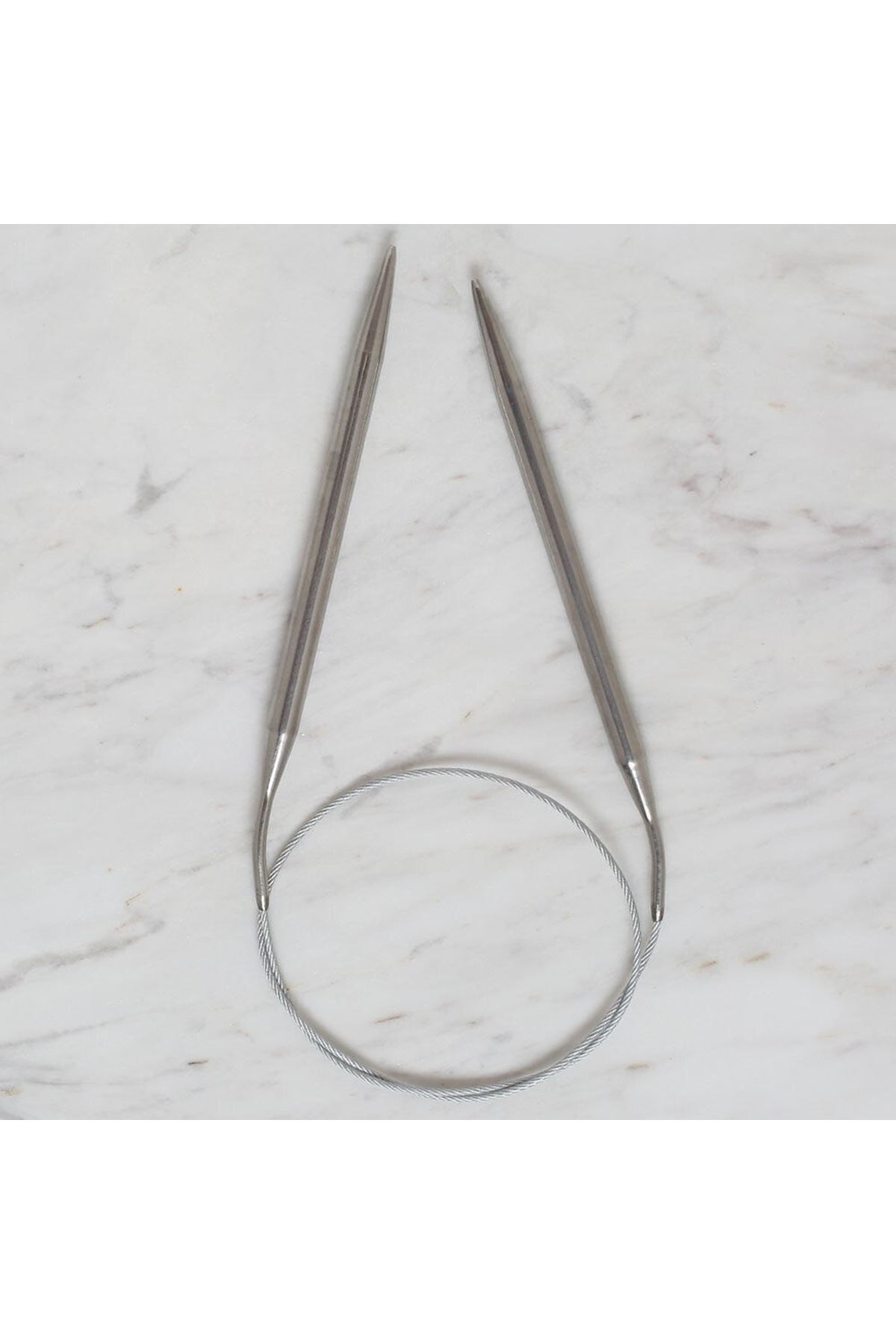 Loren Crafts 7 mm Çelik Misinalı Şiş 60 cm