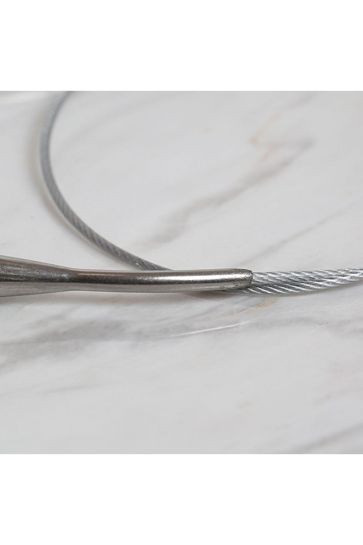 Loren Crafts 7 mm Çelik Misinalı Şiş 60 cm