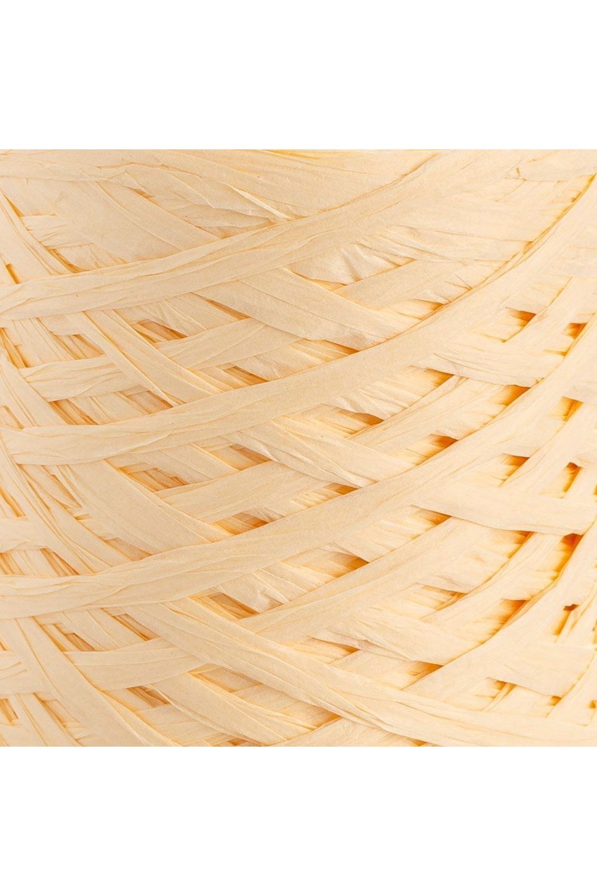 Loren Natural Raffia 90 gr Sarı Kağıt İp - 4