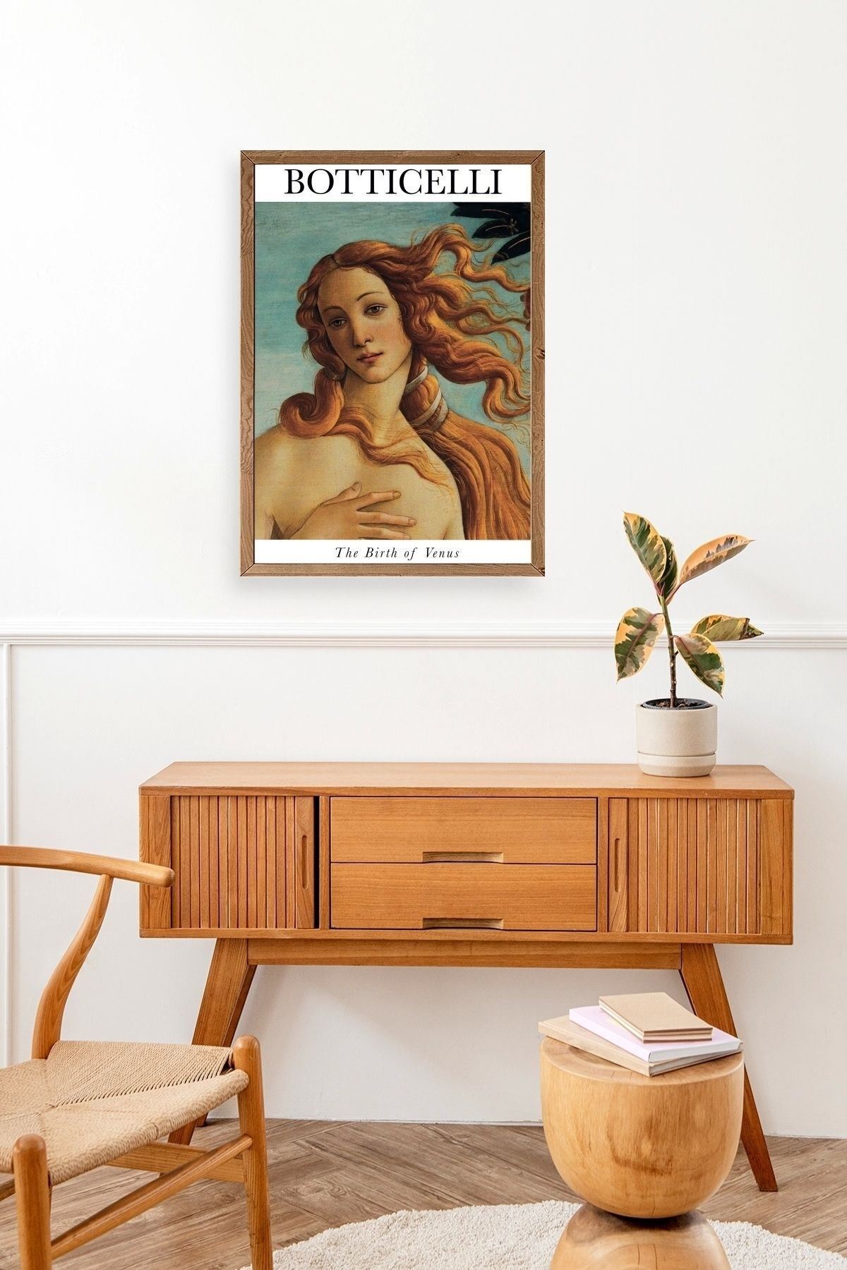 Botticelli Ahşap Çerçeveli Tablo 23 x 30