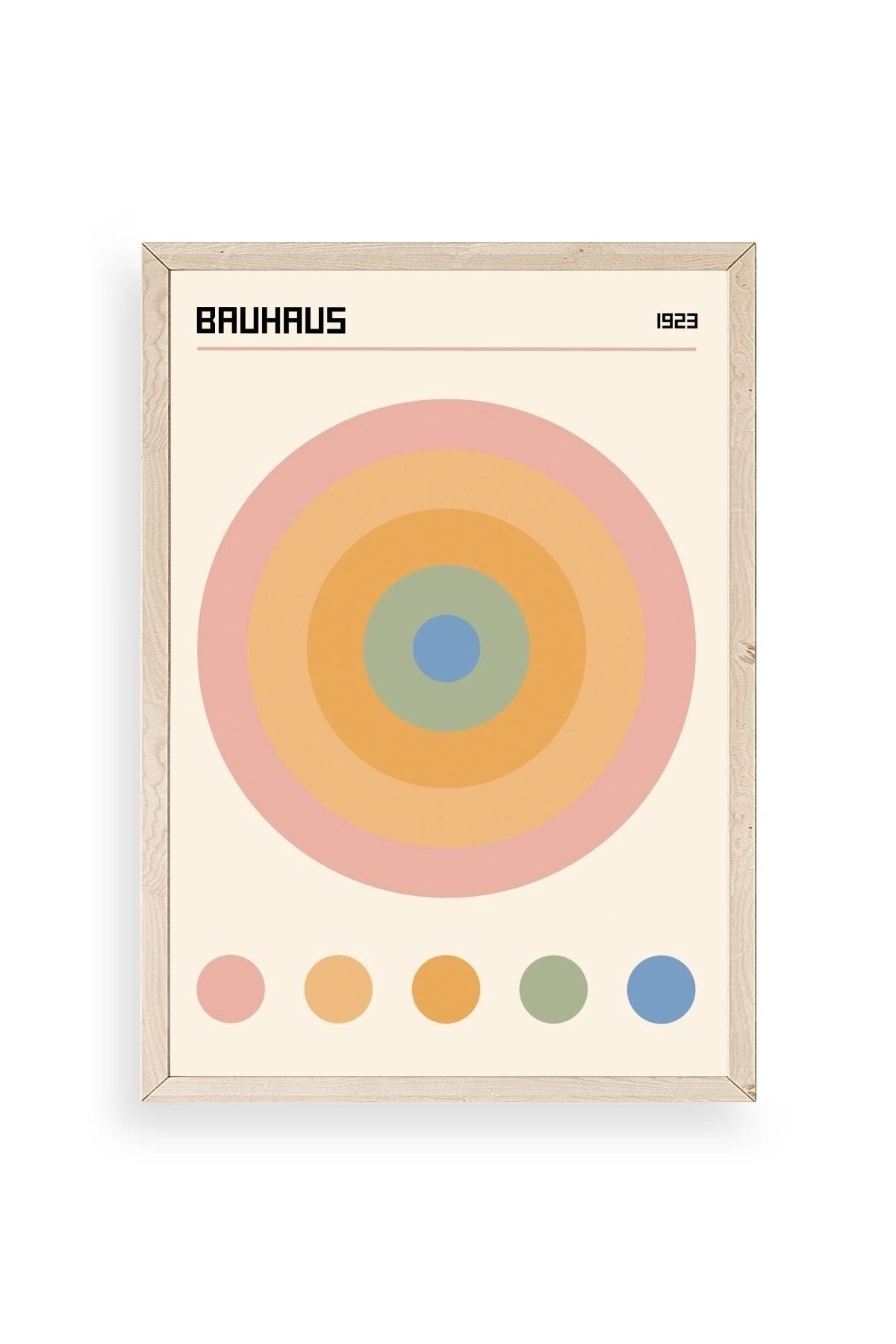 Bauhaus Ahşap Çerçeveli Tablo 30 x 42