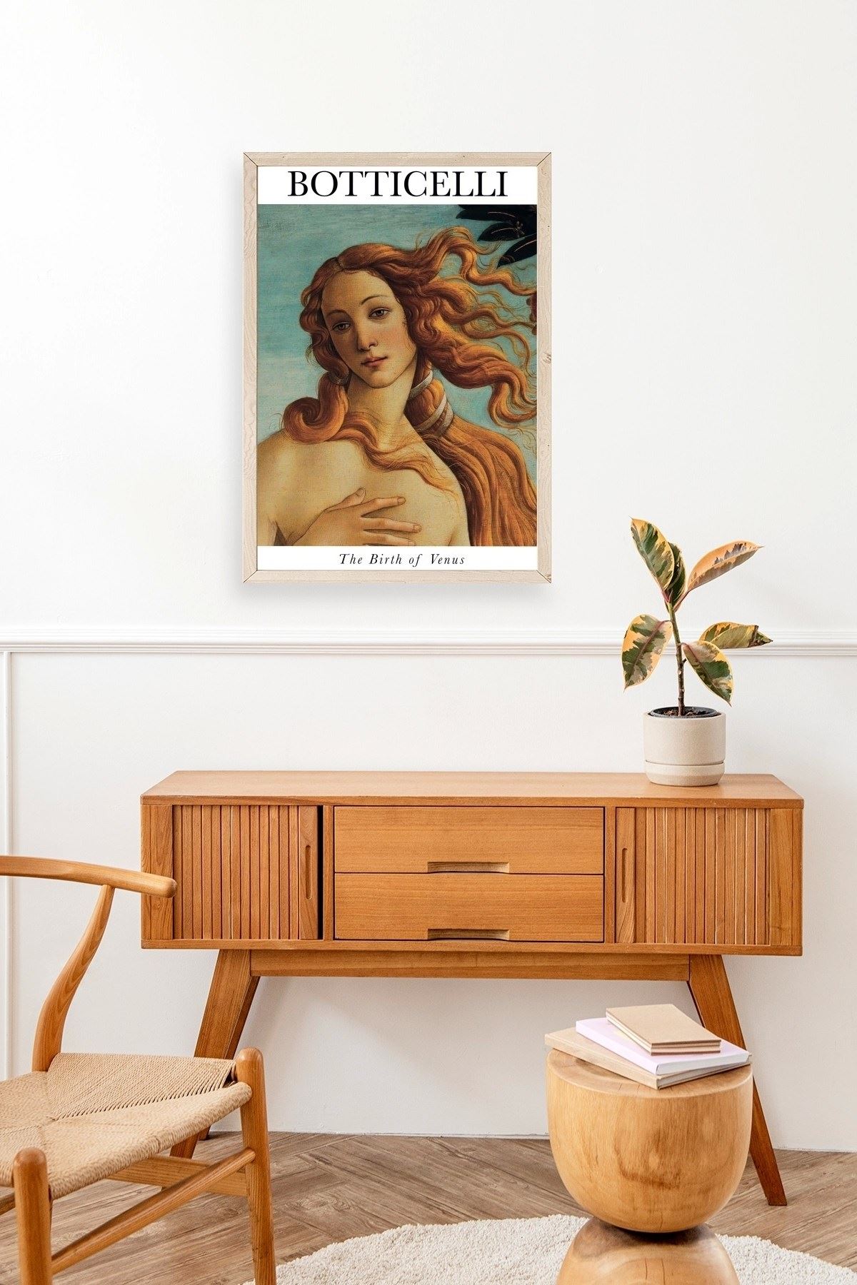 Botticelli Ahşap Çerçeveli Tablo 50 x 70