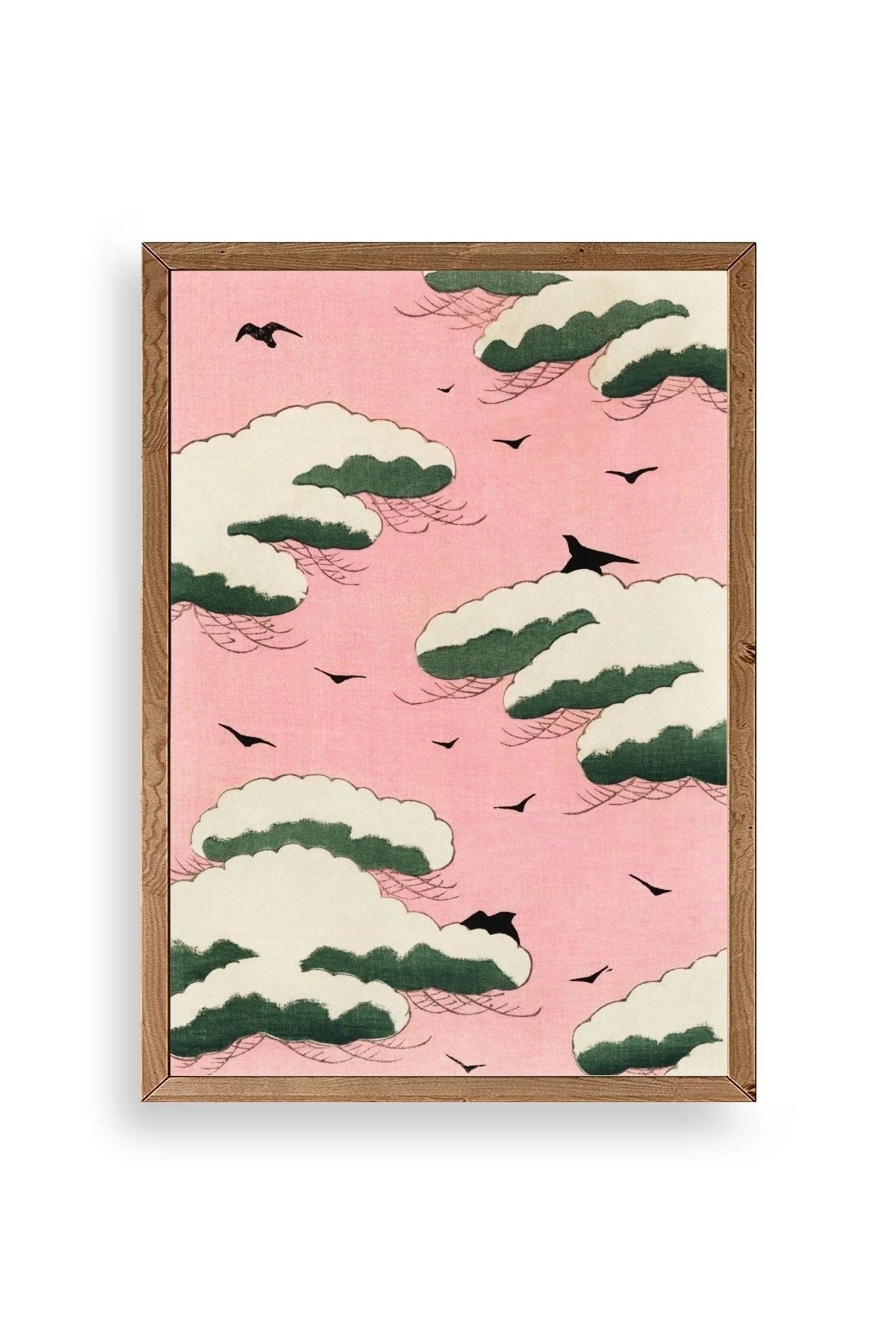 Bitjutsi Sekai Ahşap Çerçeveli Tablo 30 x 42