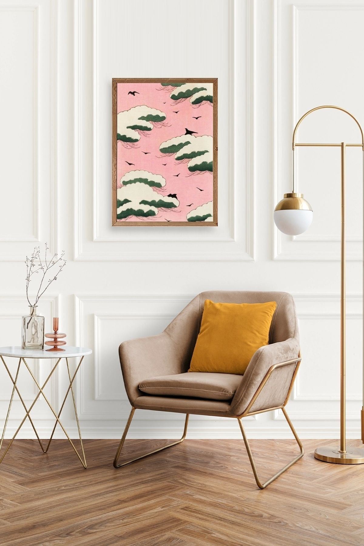 Bitjutsi Sekai Ahşap Çerçeveli Tablo 23 x 30