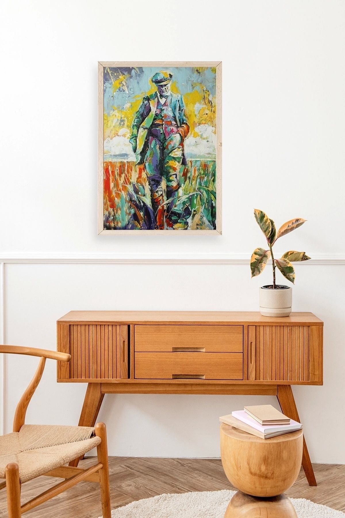 Atatürk Ahşap Çerçeveli Tablo 50 x 70