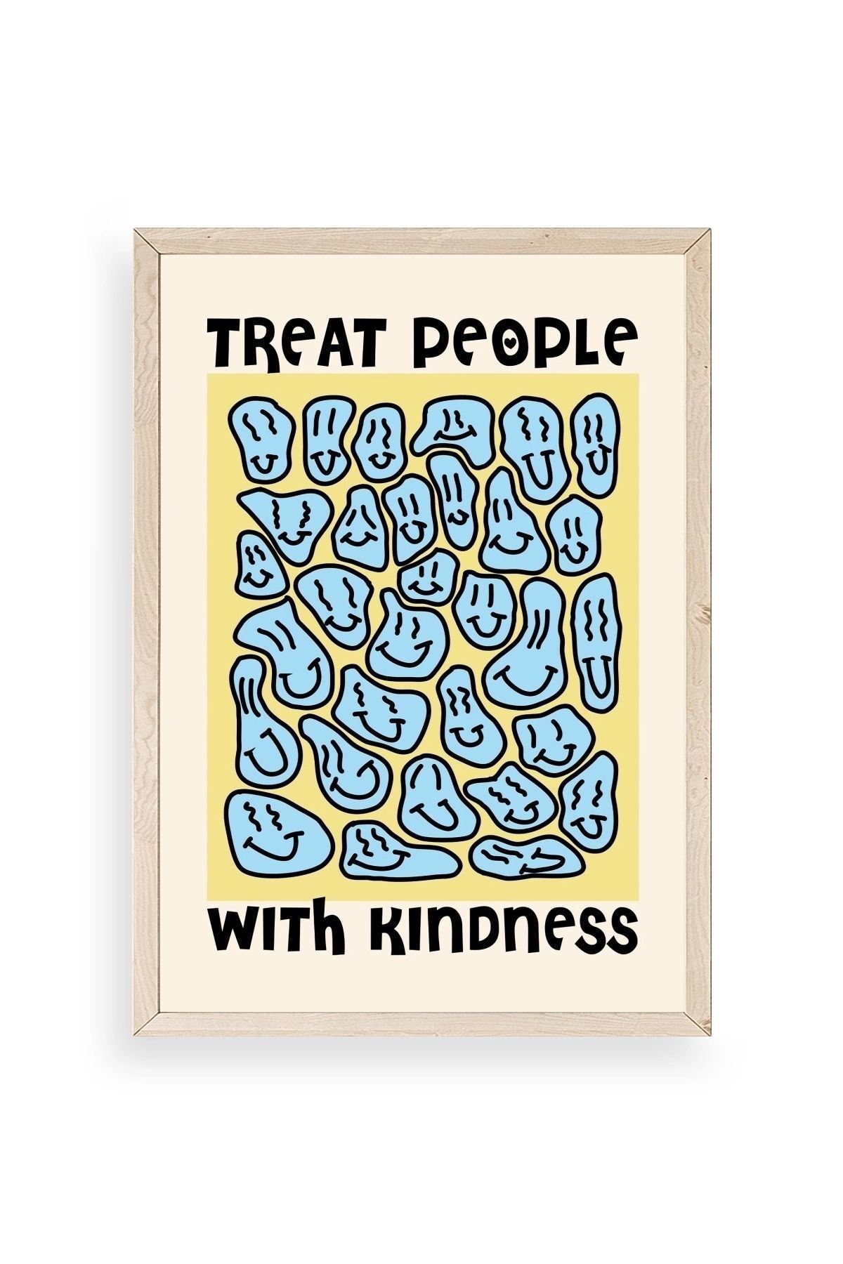 Motto Ahşap Çerçeveli Tablo 17 x 23