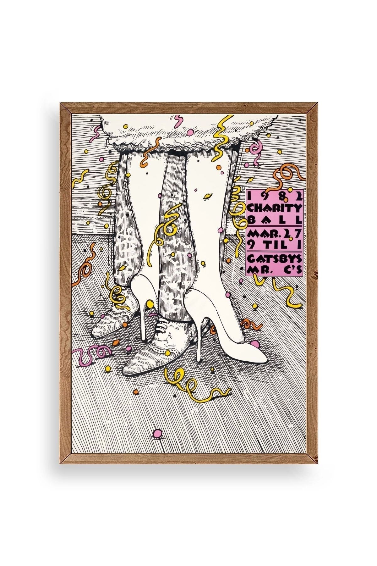 Gastby's Ahşap Çerçeveli Tablo 17 x 23