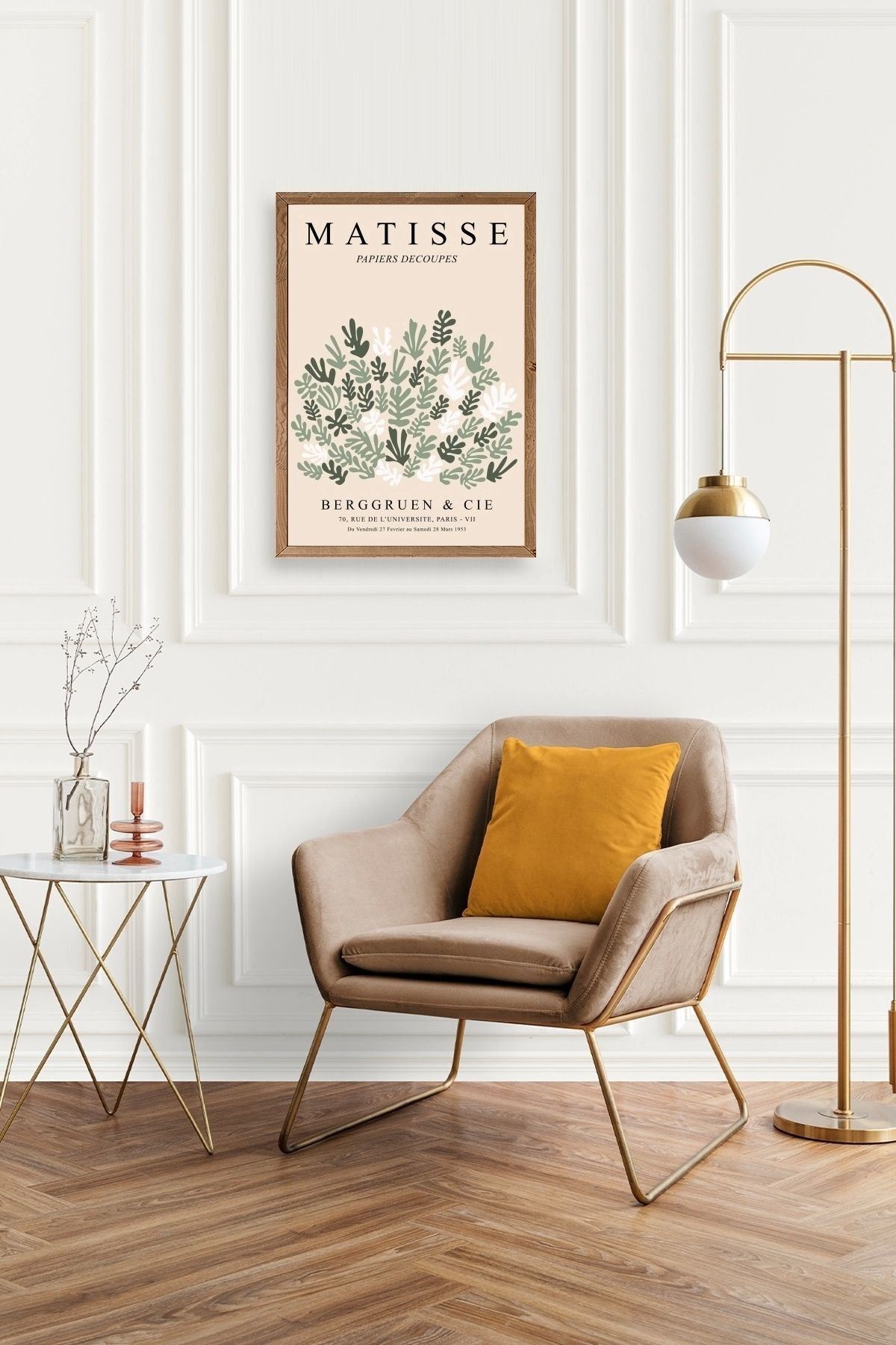 Matisse Ahşap Çerçeveli Tablo 17 x 23