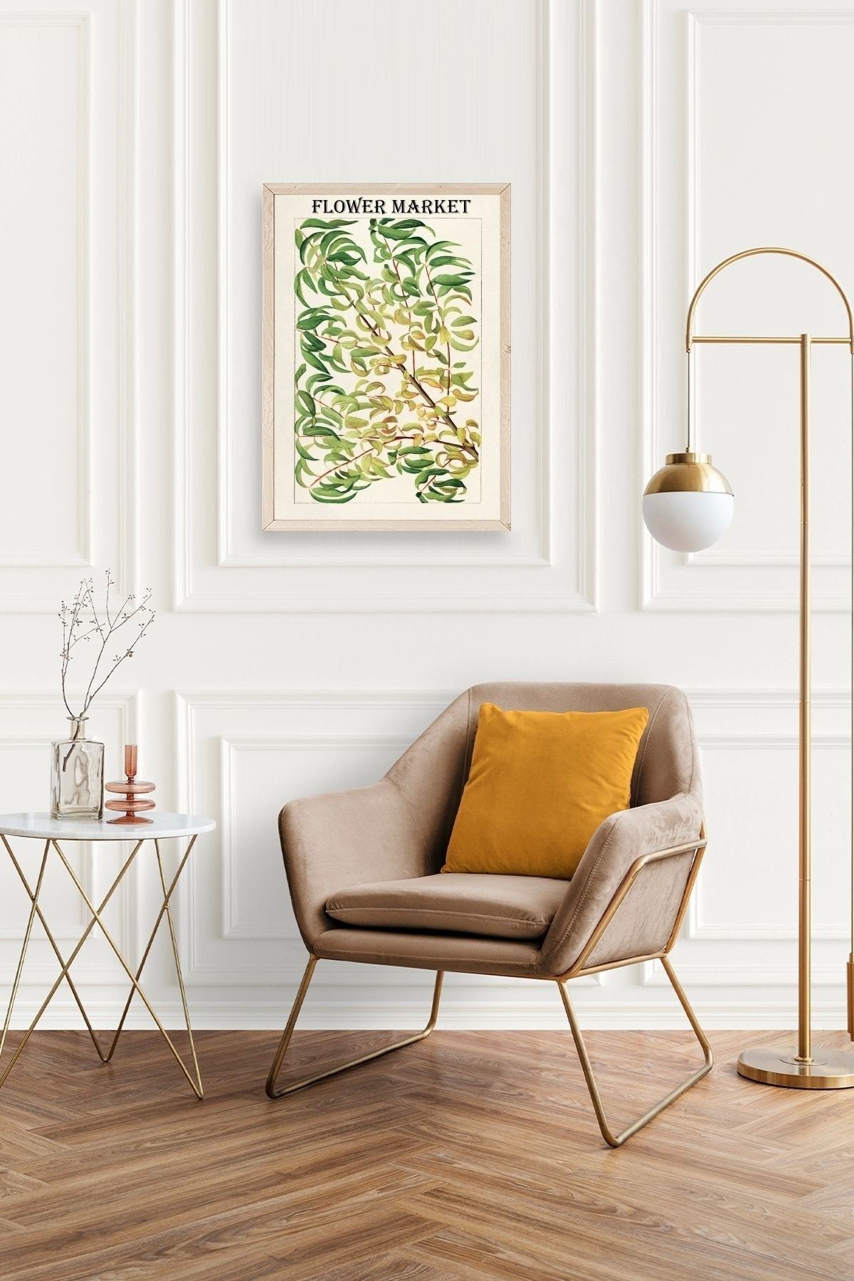 Grancica Breskve Ahşap Çerçeveli Tablo 23 x 30