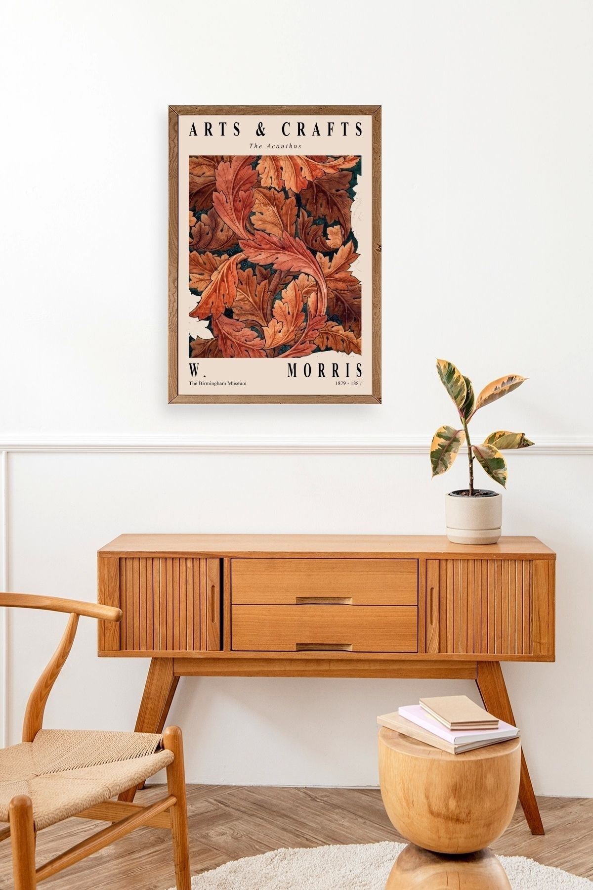 Morris Ahşap Çerçeveli Tablo 30 x 42