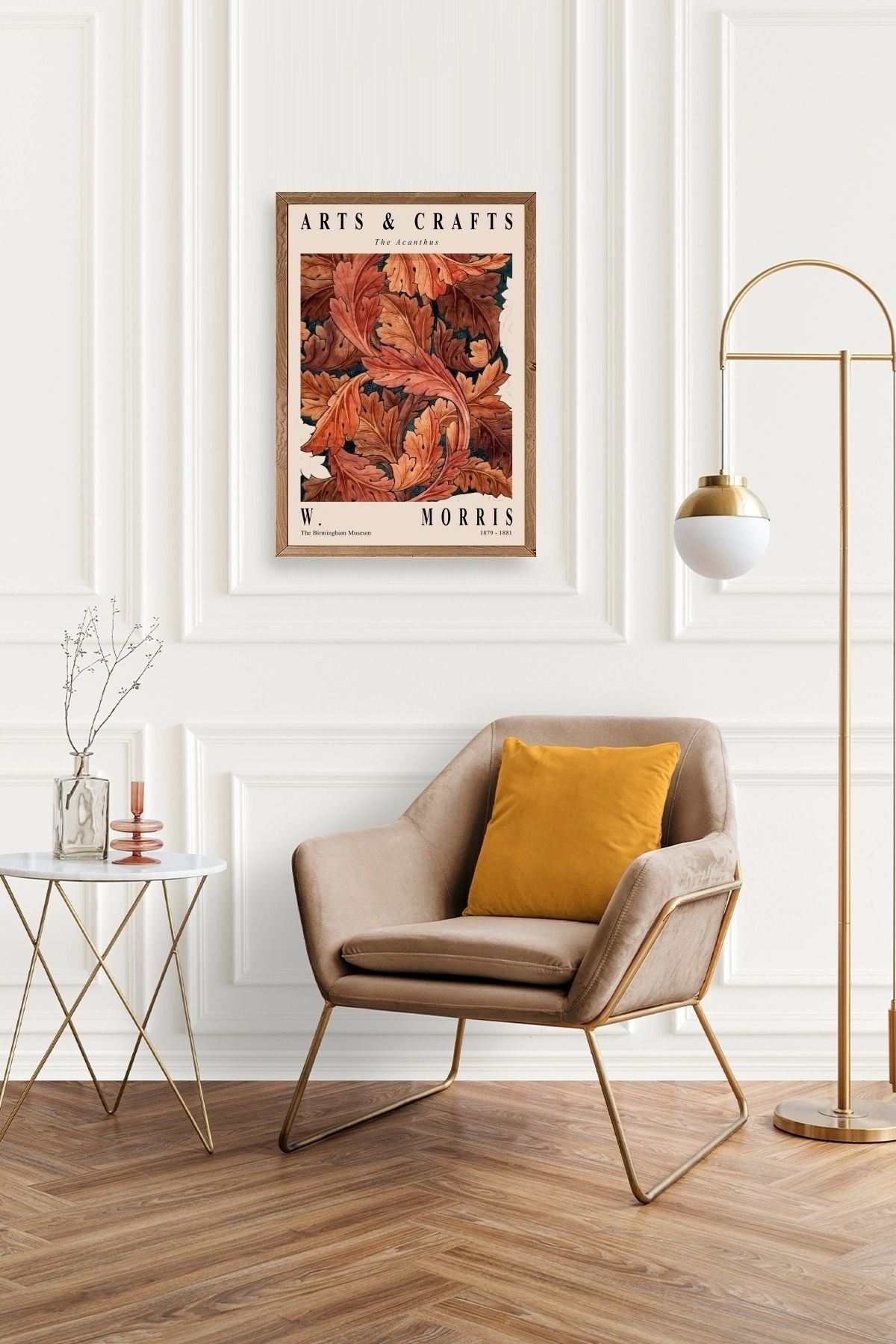 Morris Ahşap Çerçeveli Tablo 23 x 30