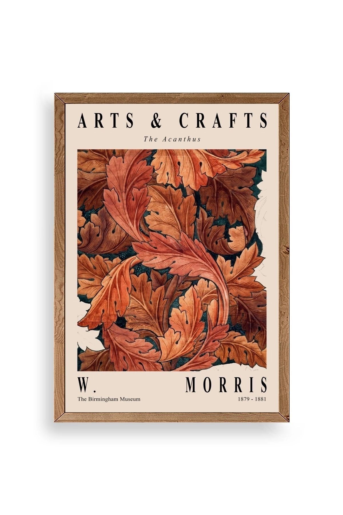 Morris Ahşap Çerçeveli Tablo 17 x 23