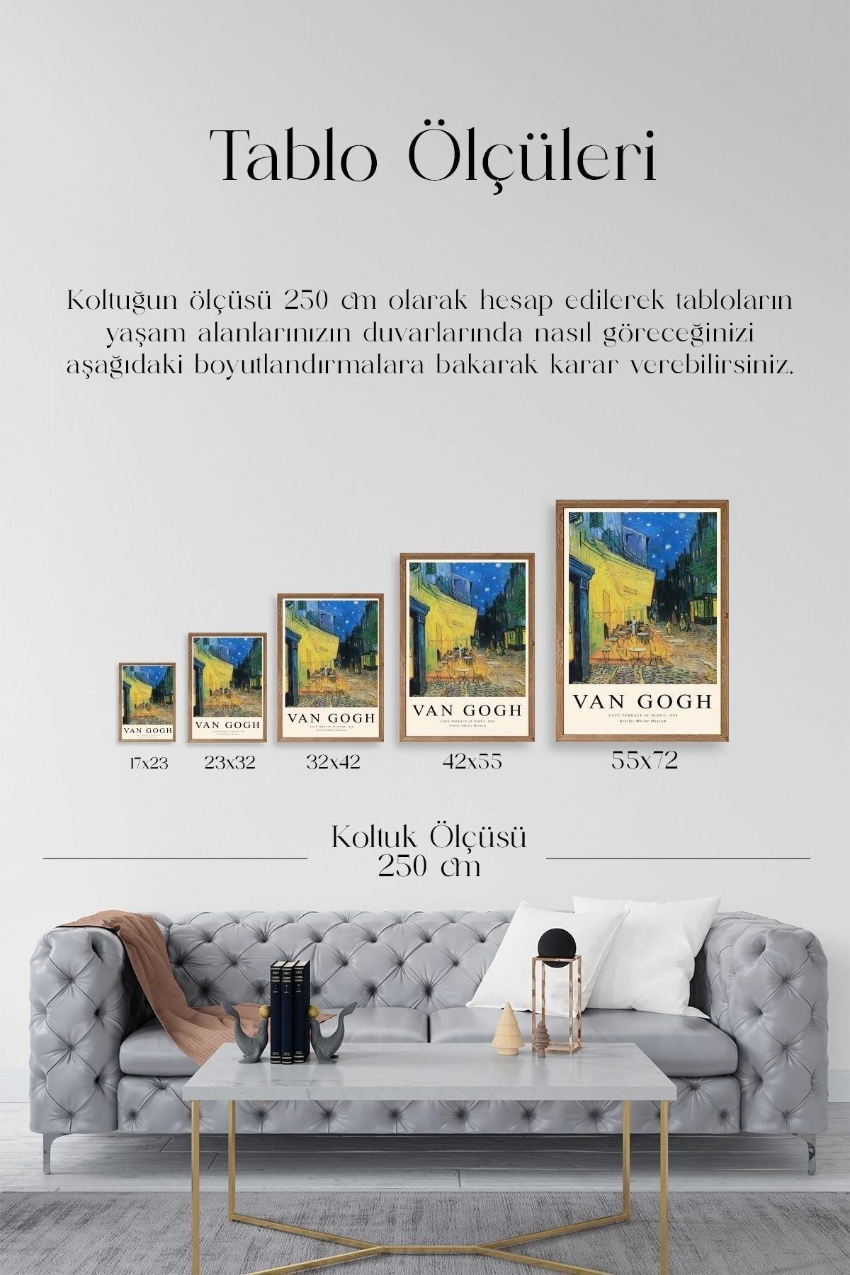 Van Gogh Ahşap Çerçeveli Tablo 30 x 42