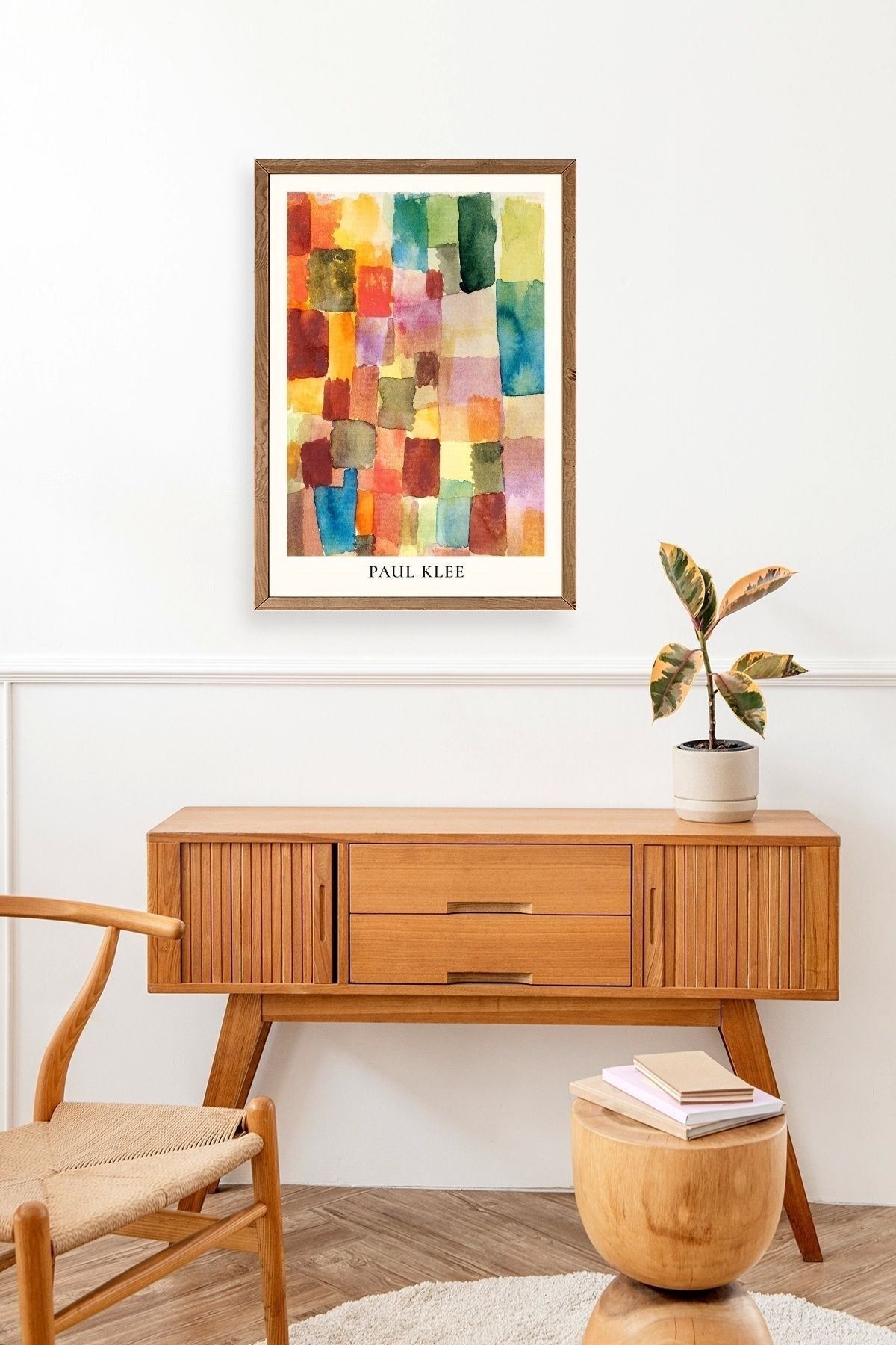 Paul Klee Ahşap Çerçeveli Tablo 23 x 30